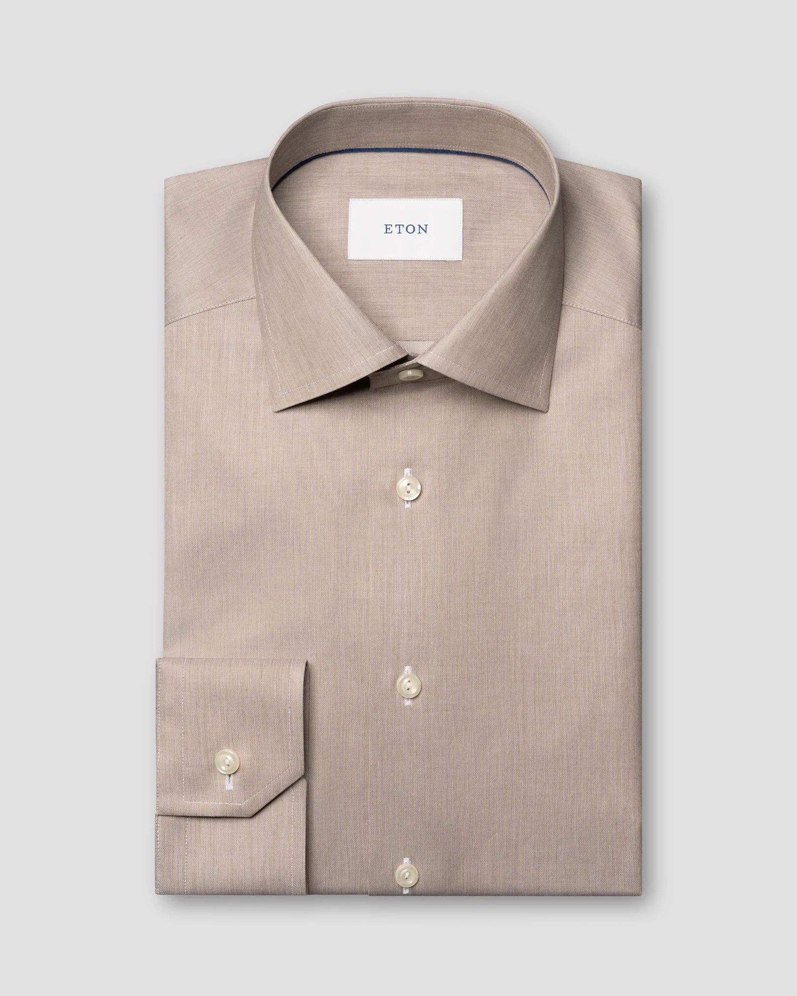 Eton - beige end on end signature twill
