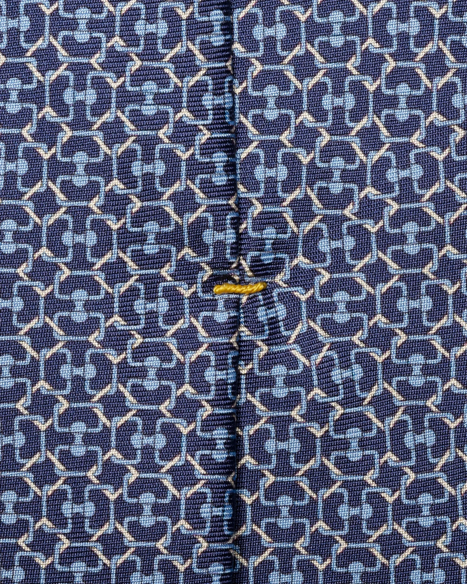 Eton - geometric 256 print silk tie