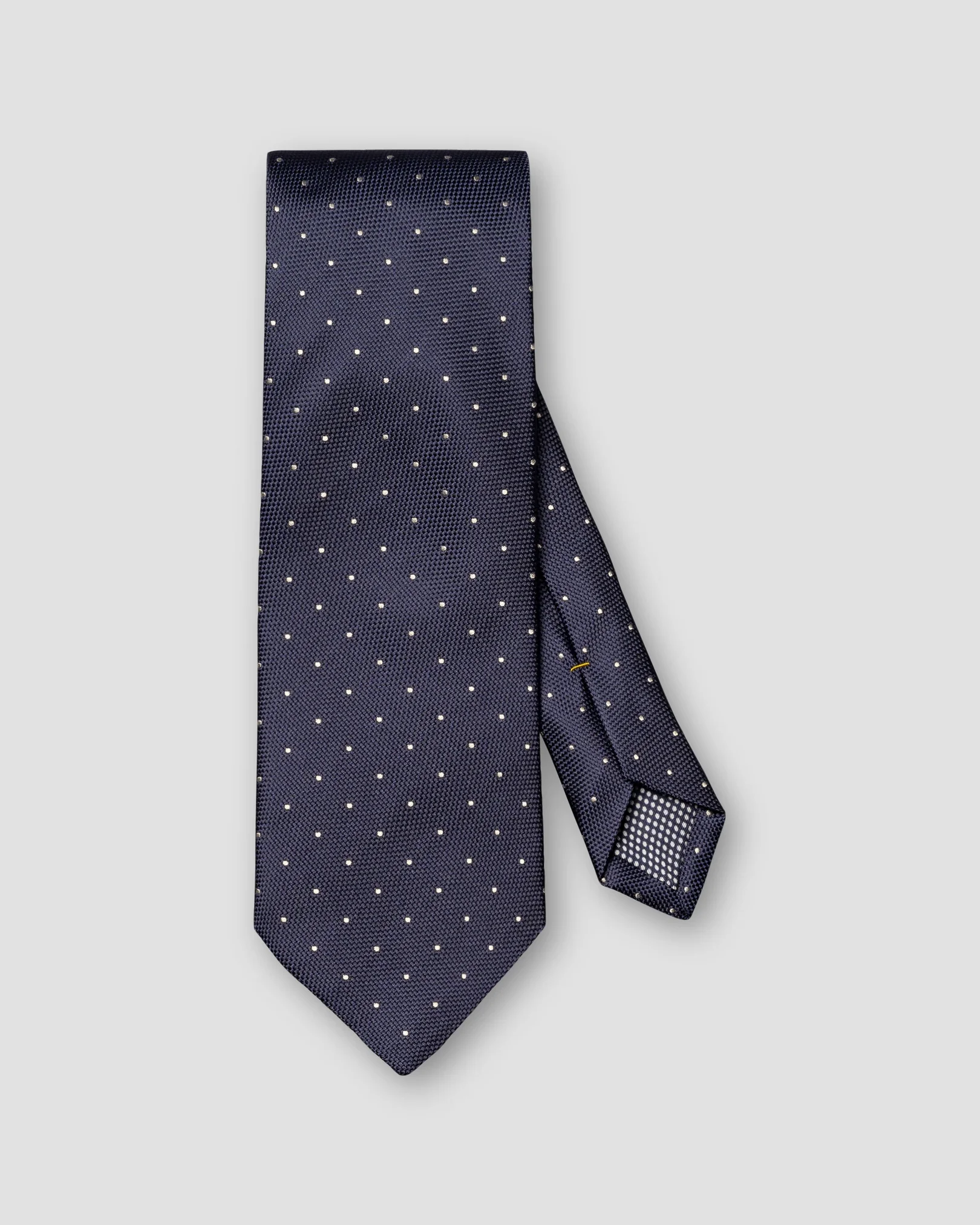 Eton - navy polka dot tie