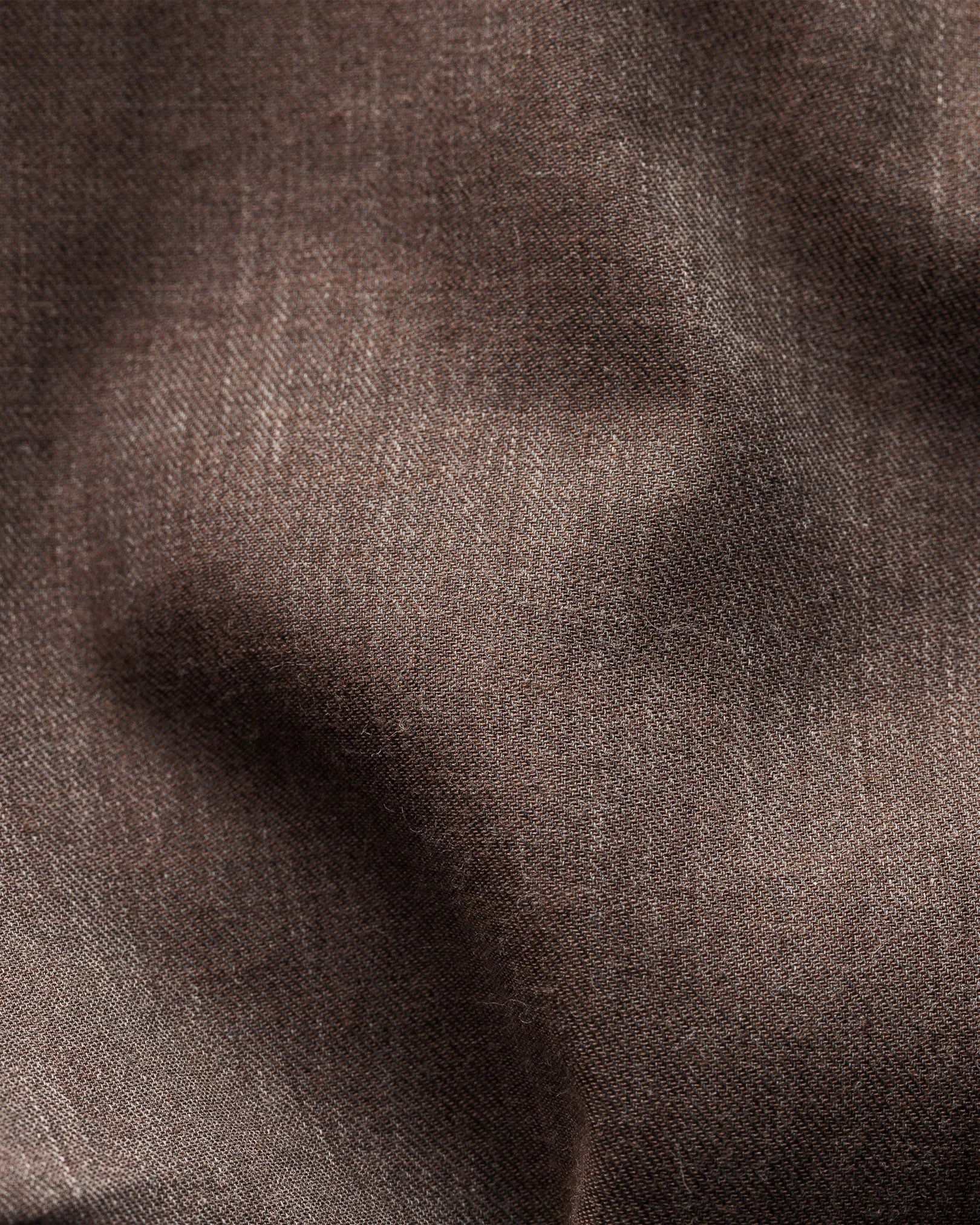 Eton - brown crease resistant flannel
