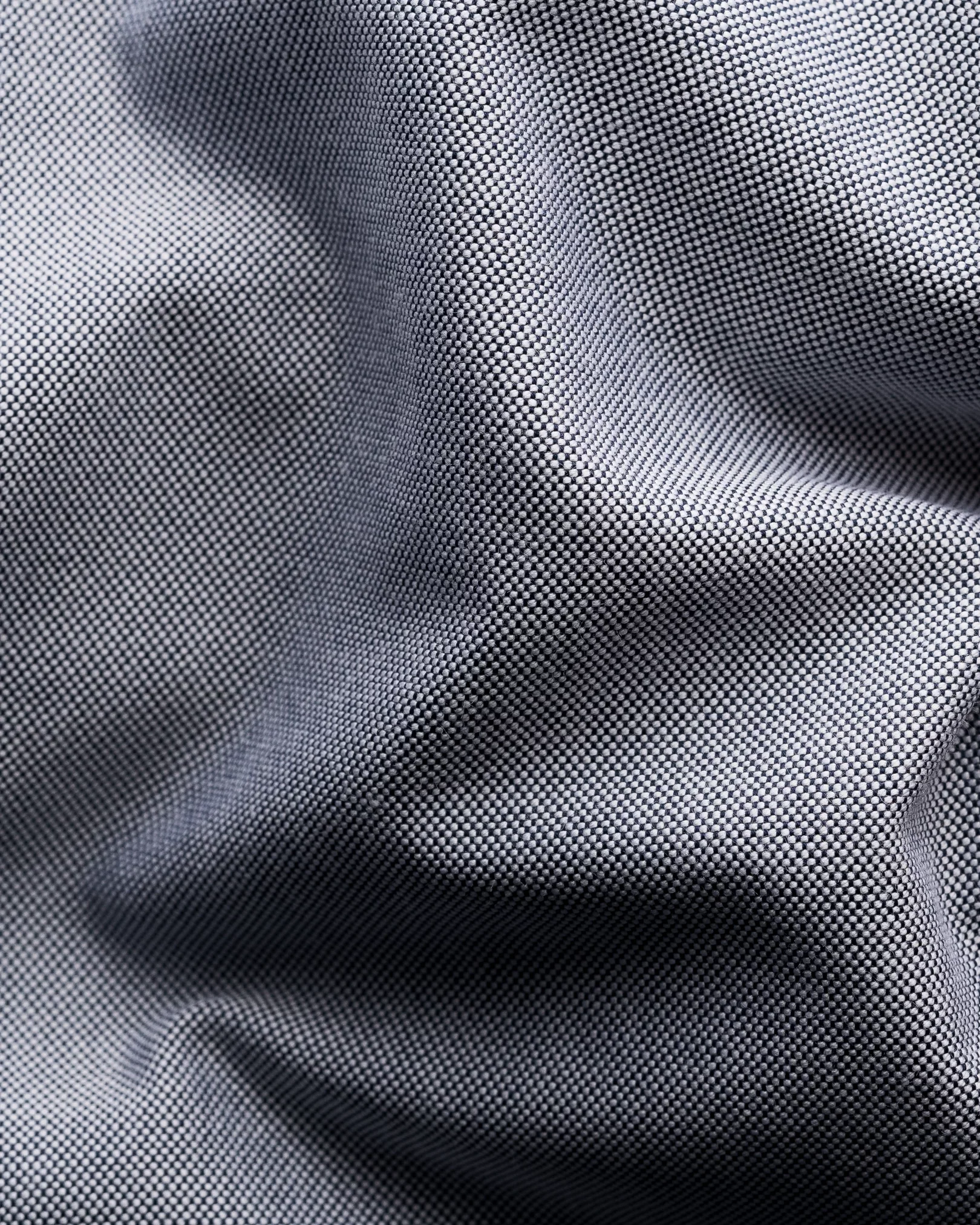 Dark Blue Oxford Shirt - Eton