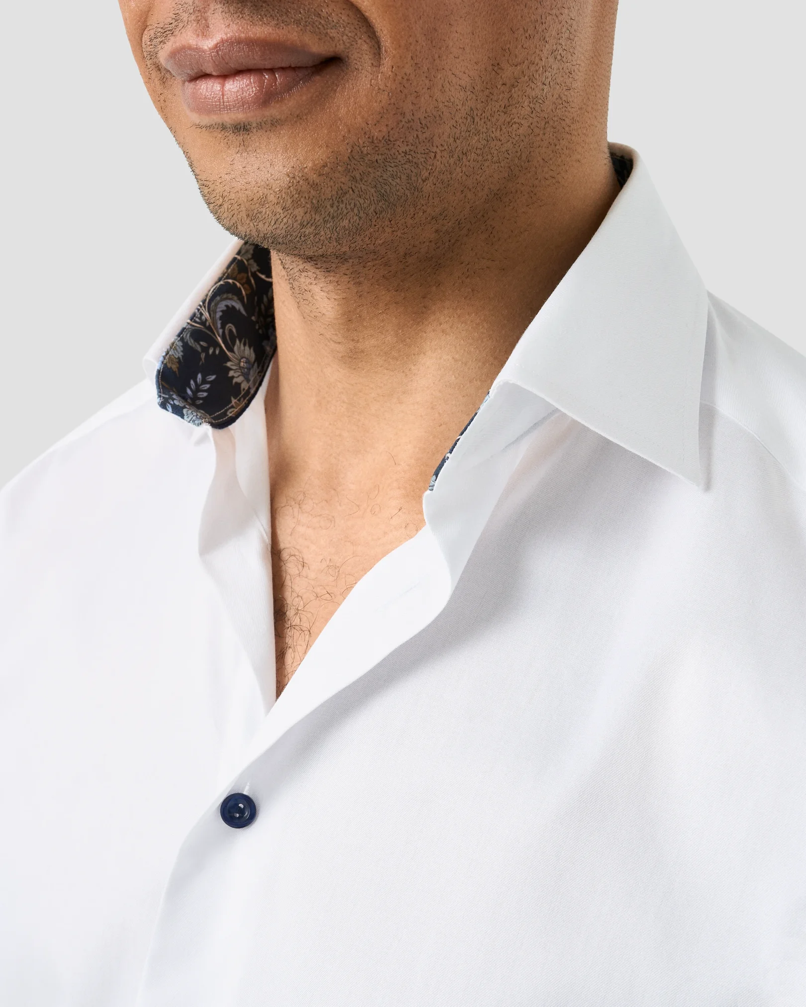 Eton - Floral Effect Signature Twill Shirt