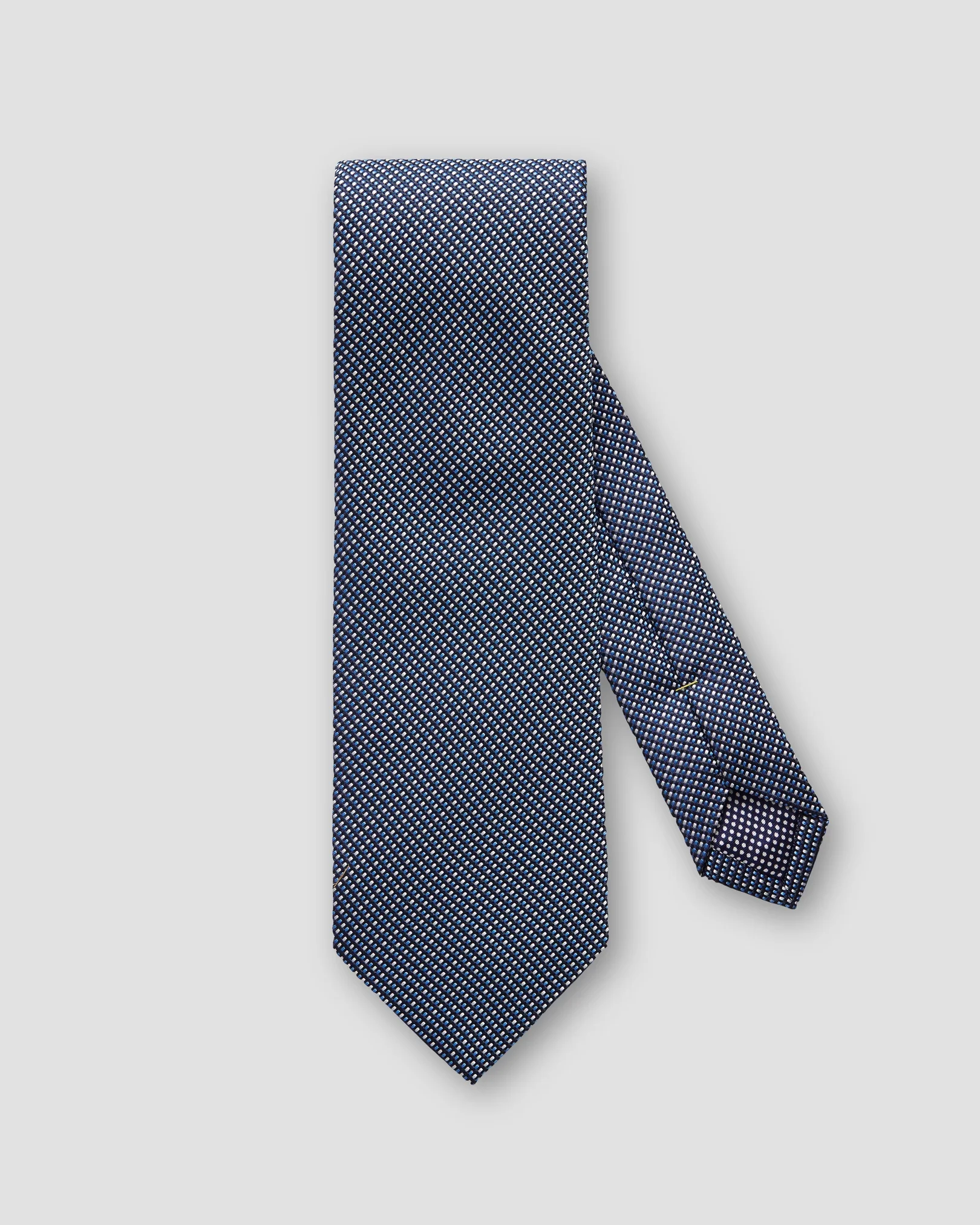 Eton - navy blue basketweave tie