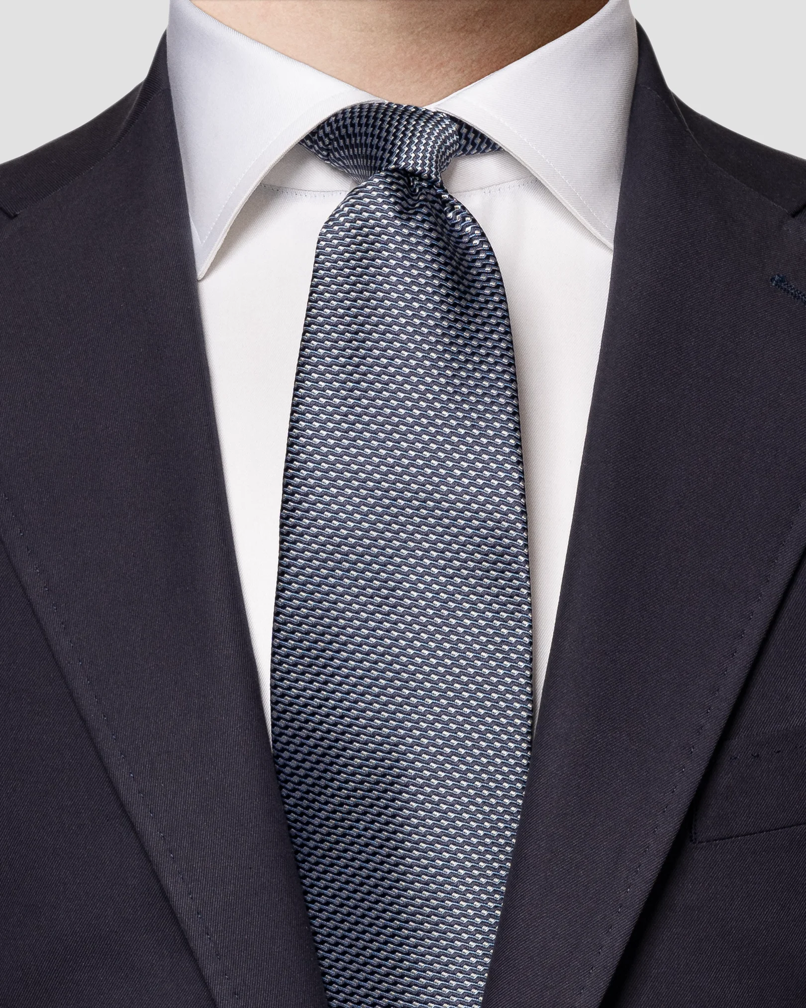 Eton - navy blue classic tie