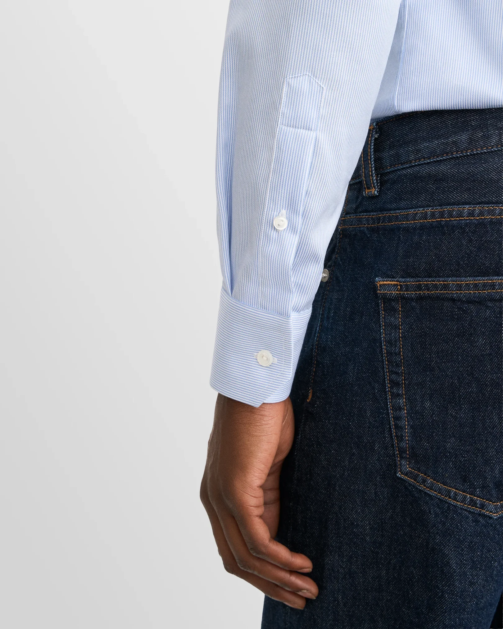 Eton - white collar shirt cut away 266