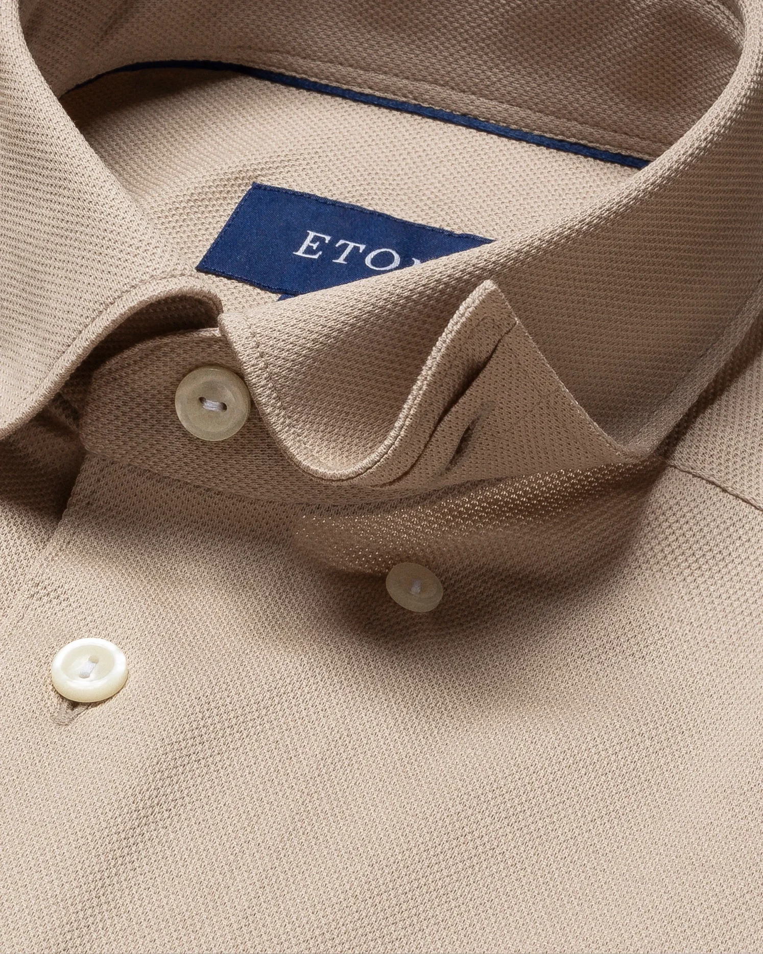 Eton - brown polo shirt