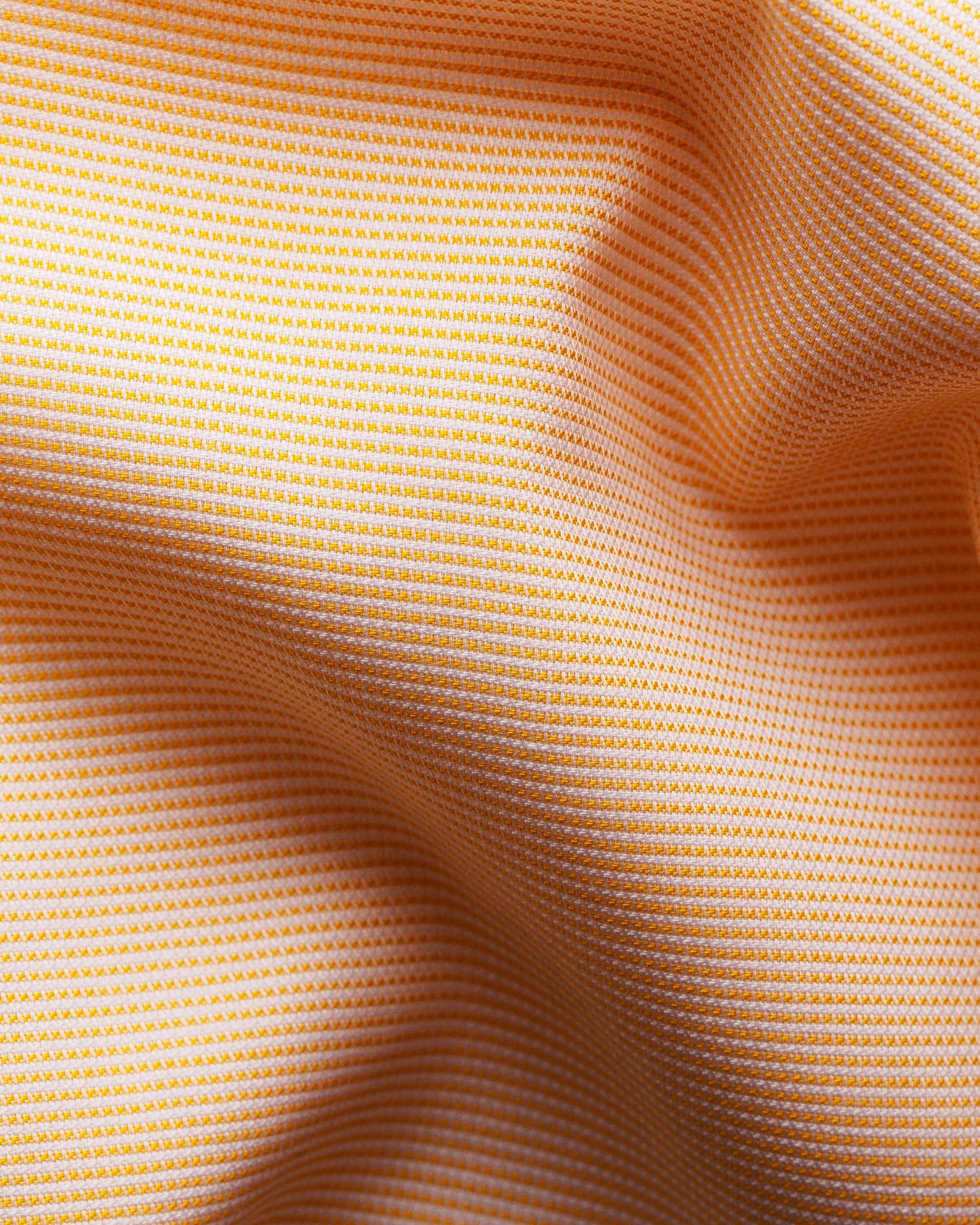 Eton - light yellow twill shirt extreme cut away