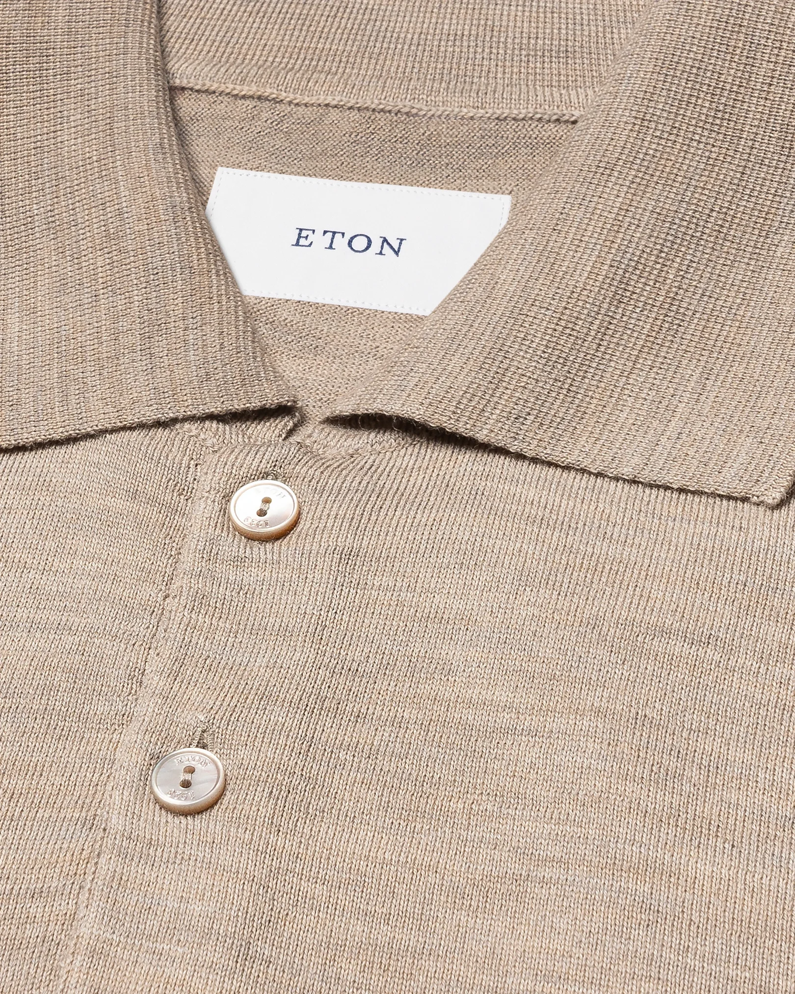 Eton - fine knit merino polo 256
