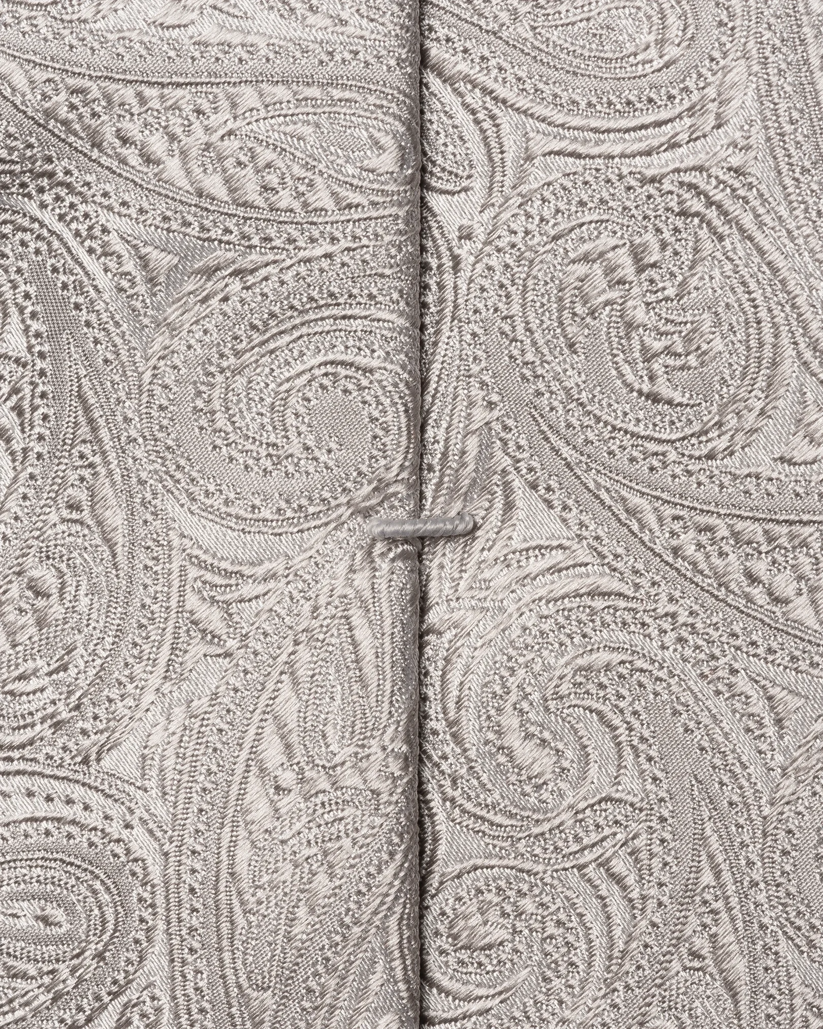 Eton - paisley woven silk tie silver paisley woven silk tie