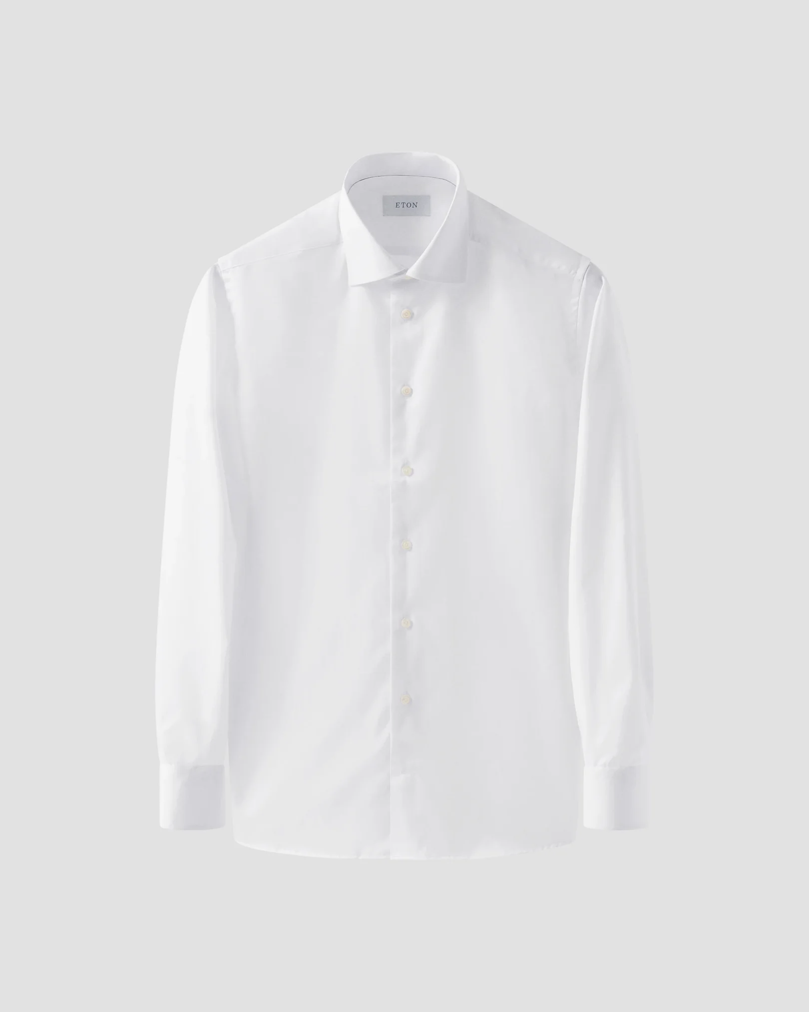 Eton - Chemise blanche en twill signature