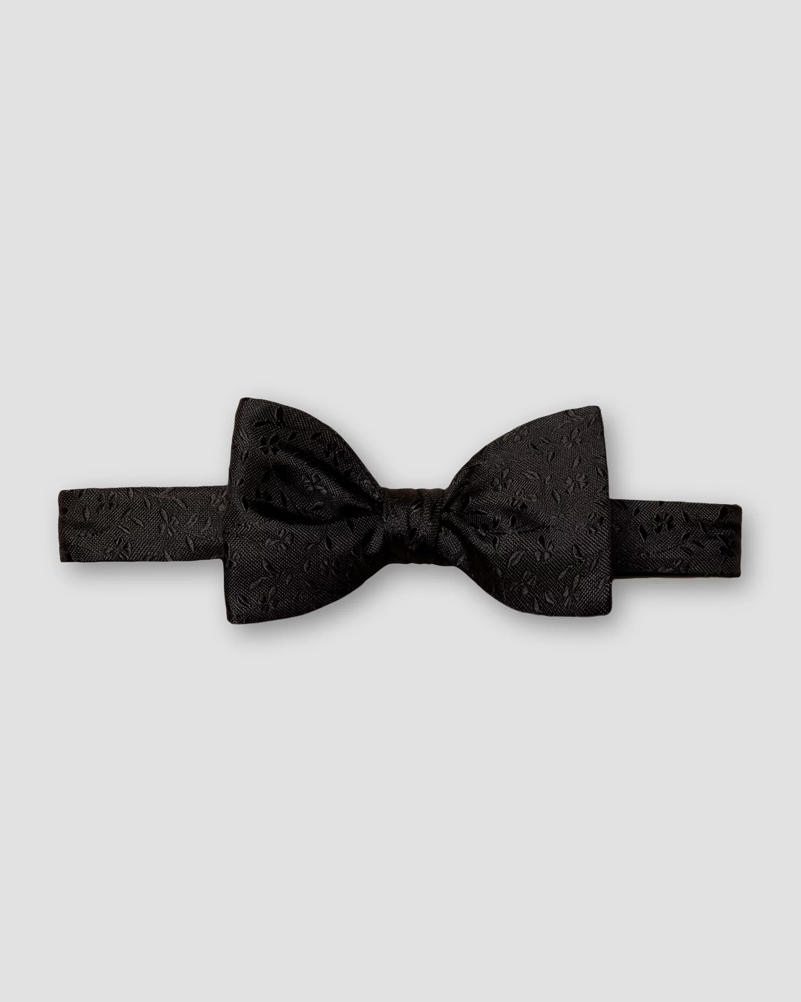 Eton - floral black bow tie