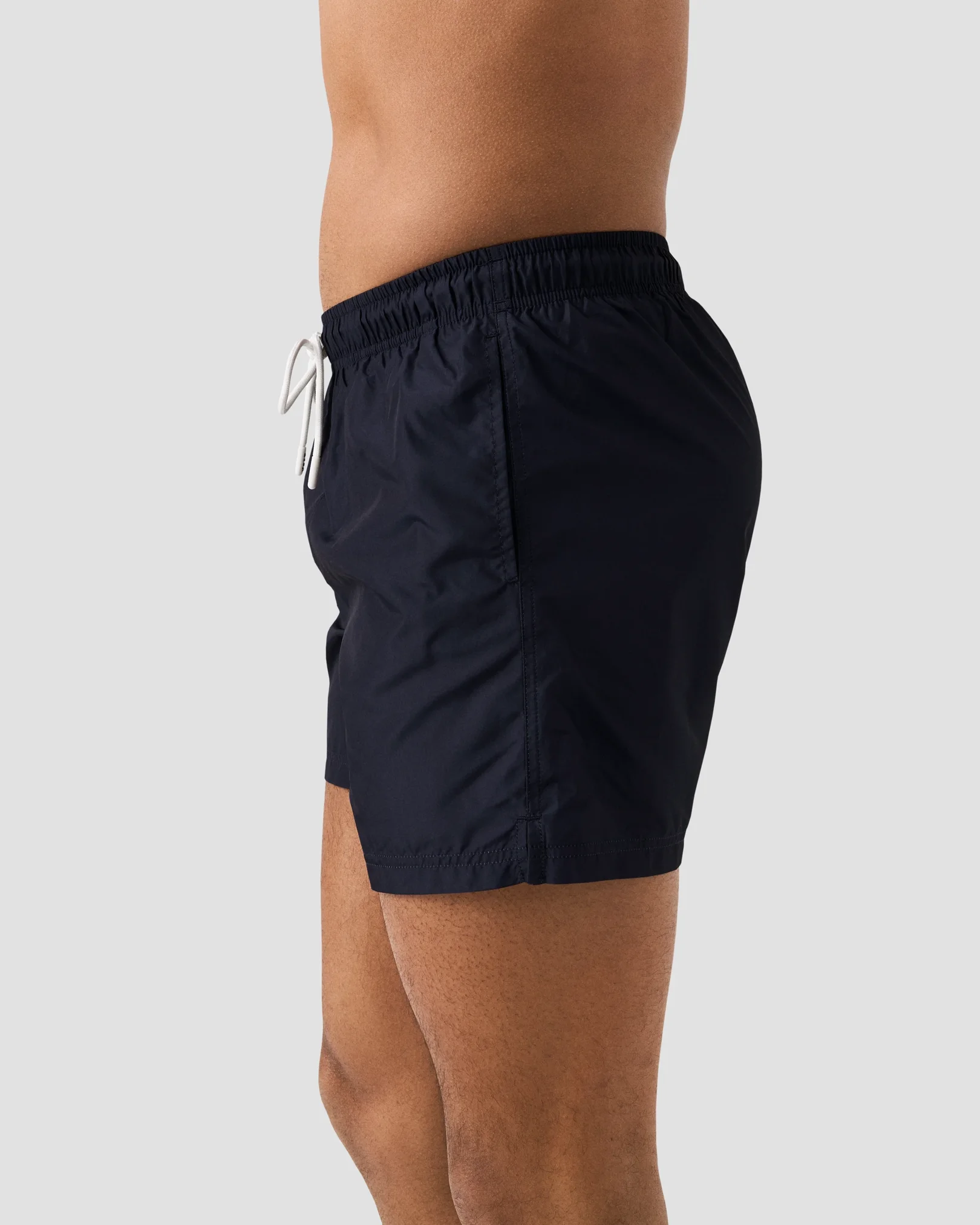 Eton - navy blue drawstring swim shorts