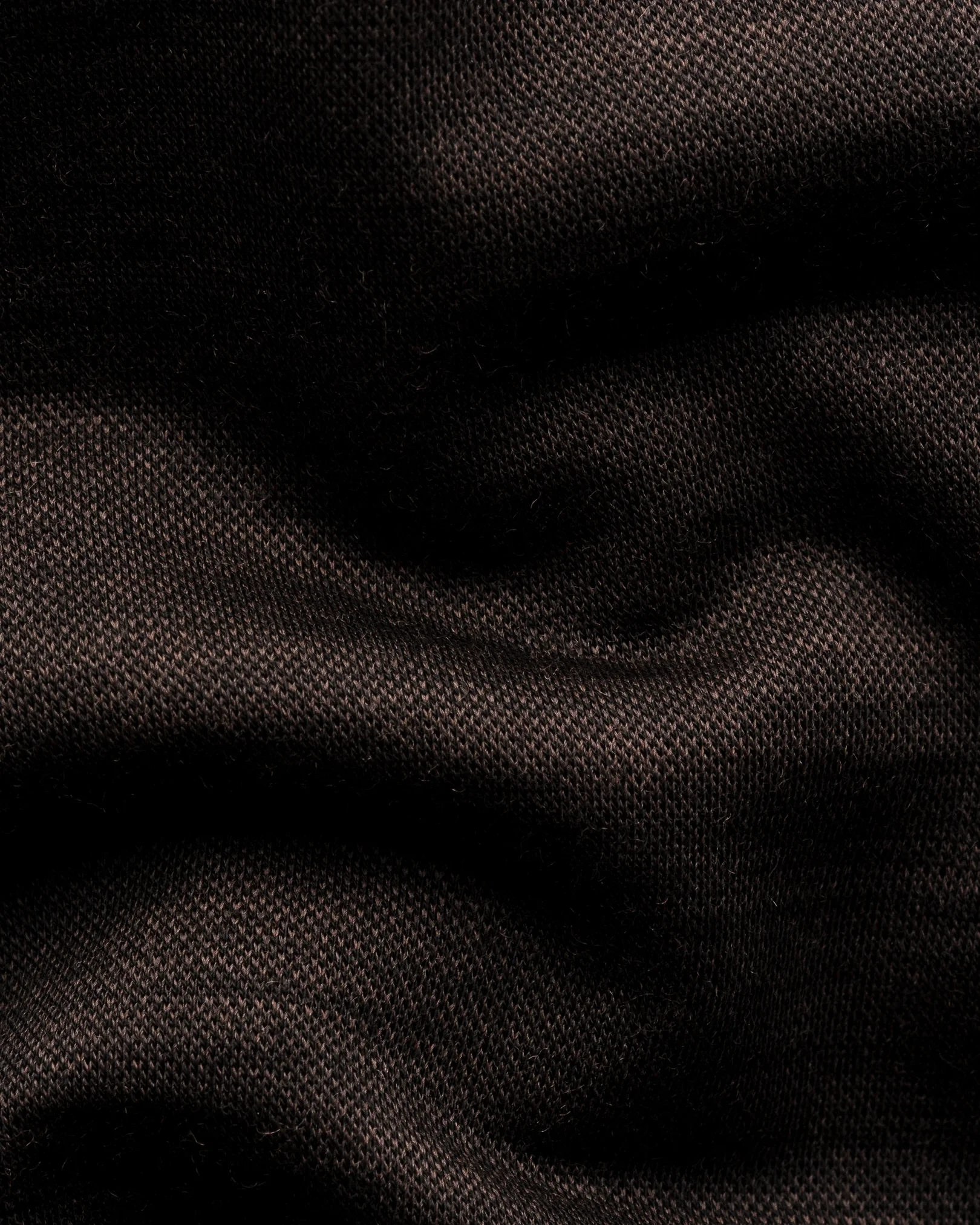 Eton - brown merino jersey shirt