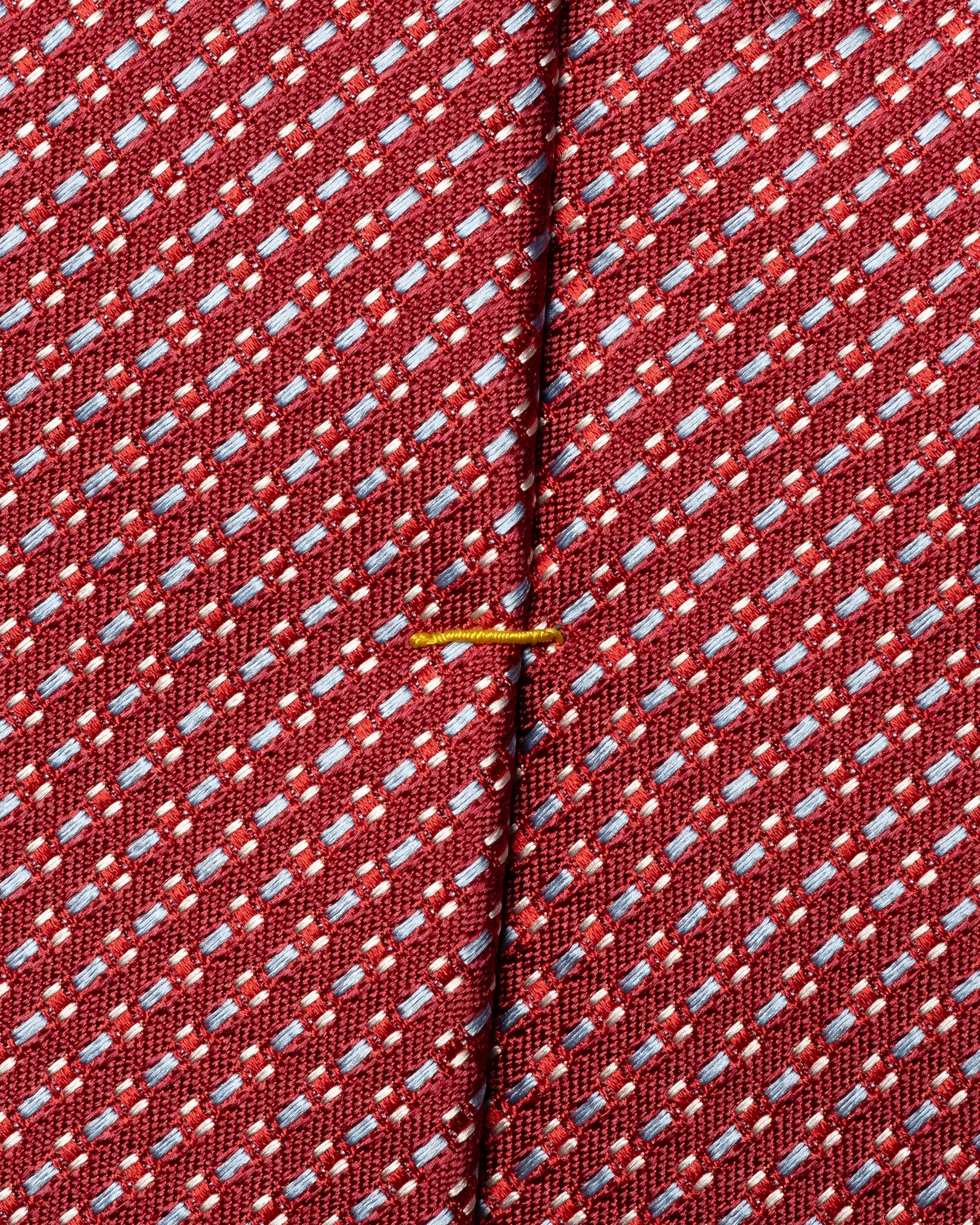 Eton - semi solid woven silk tie red semi solid woven silk tie