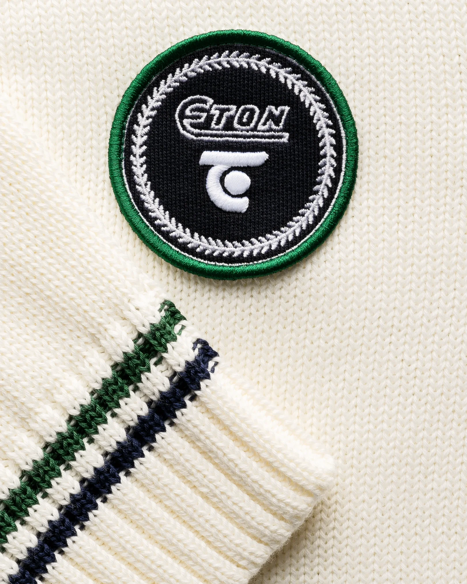 Eton - eton x tretorn cotton v neck cardigan