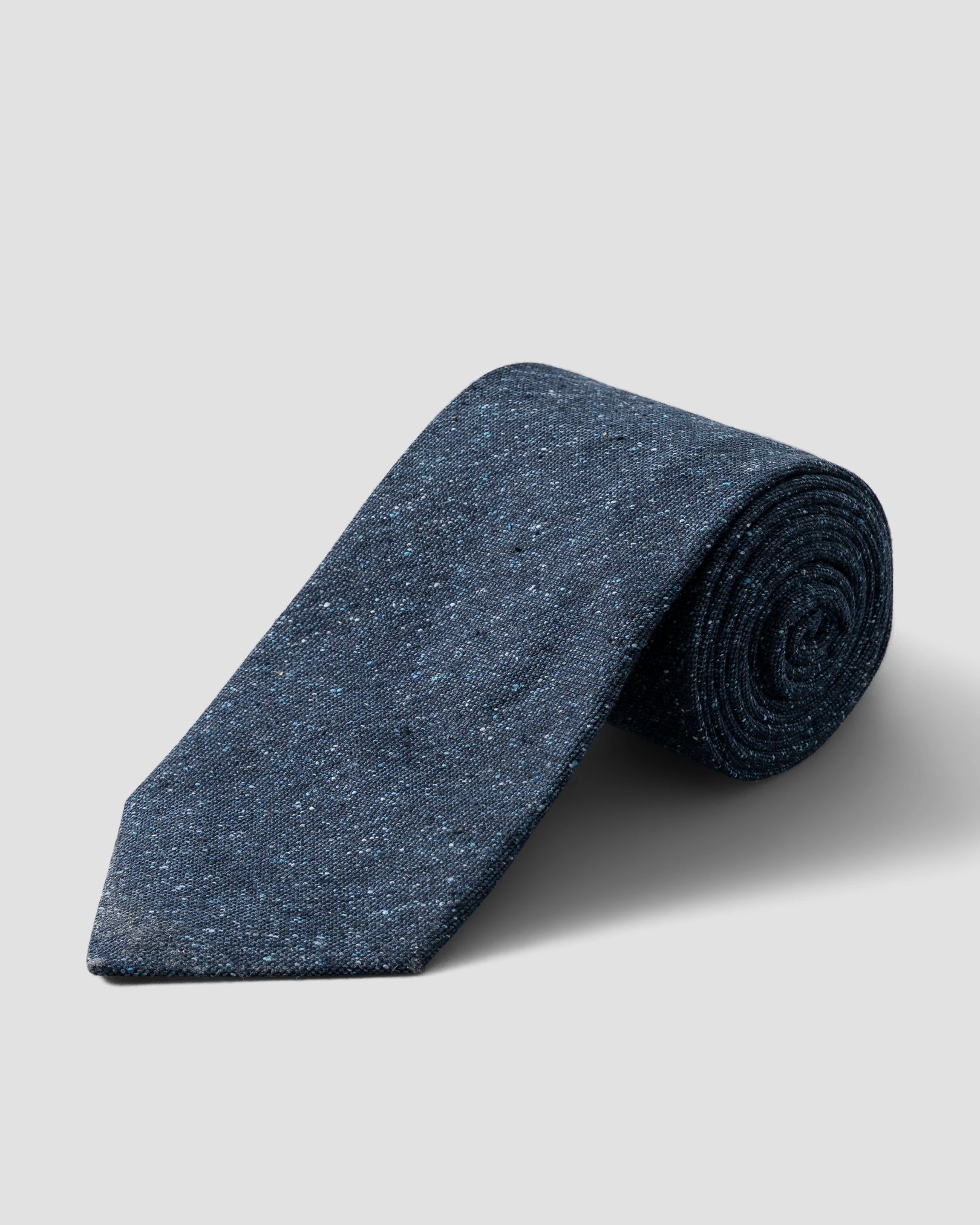 Eton - Navy Silk Cotton Tie