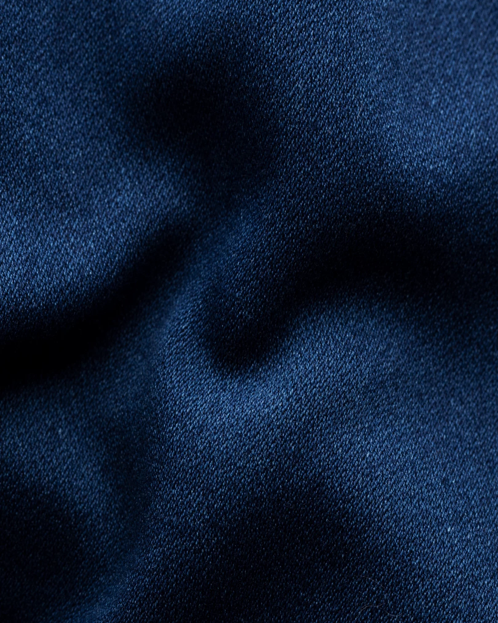 Eton - dark satin indigo shirt