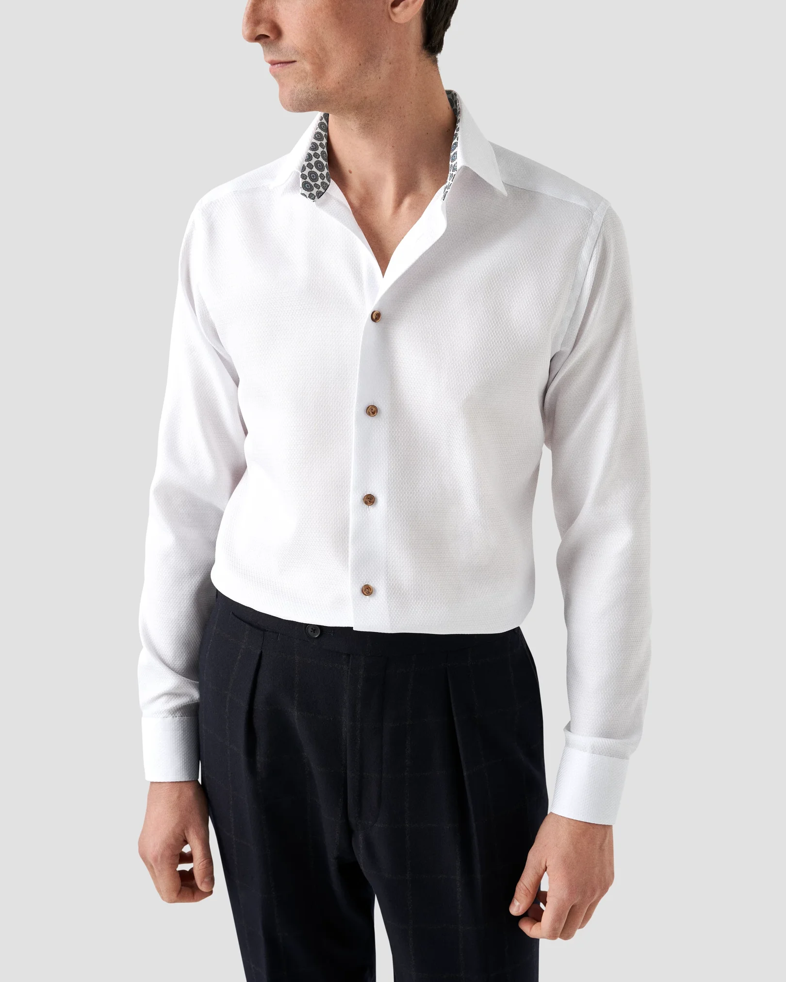 Non-Iron White Dobby Shirts by Proper Cloth