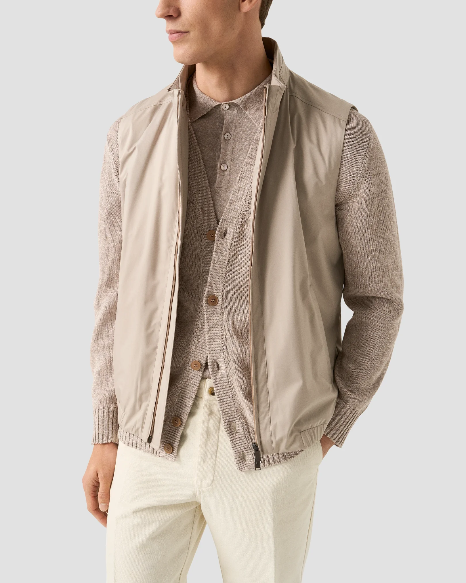 Eton - Cotton Linen Cardigan