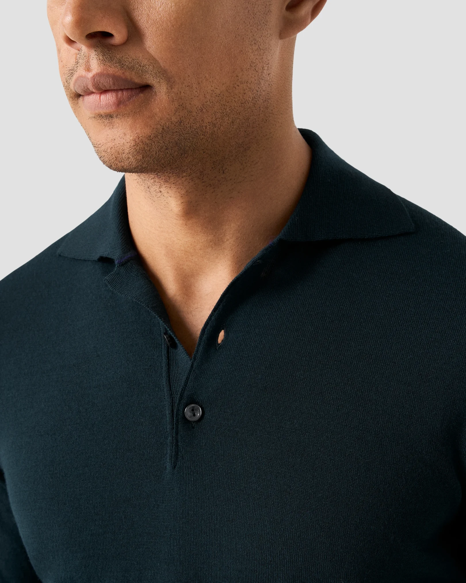 Eton - Fine Knit Merino Polo