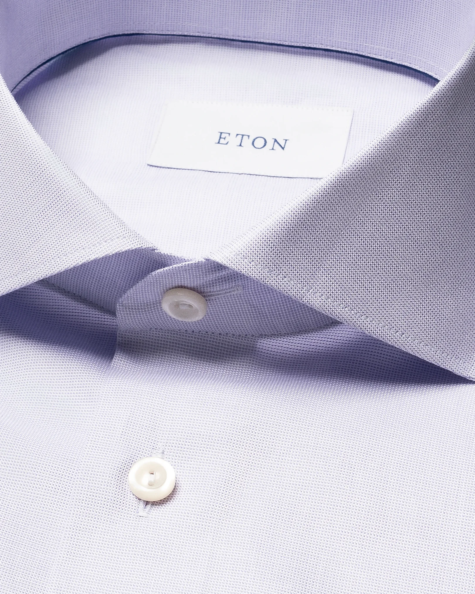 Eton - light purple solid signature oxford shirt 261