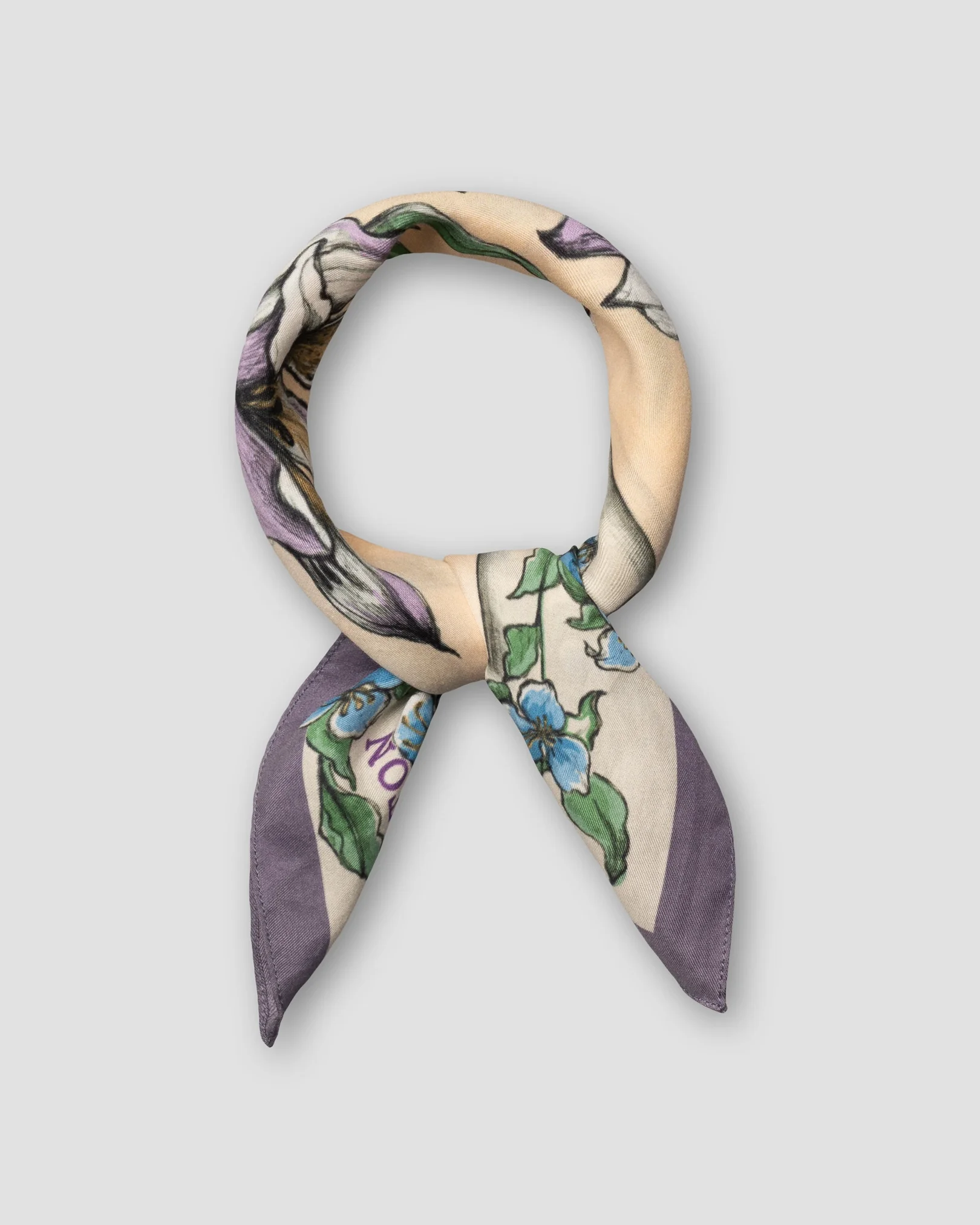 Eton - multi floral cotton silk bandana