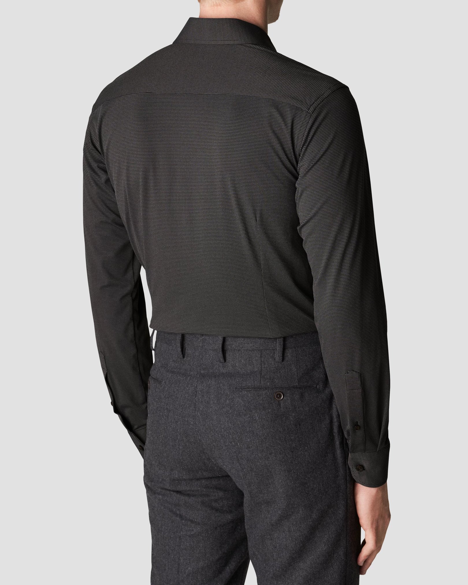 Eton - brown four way stretch