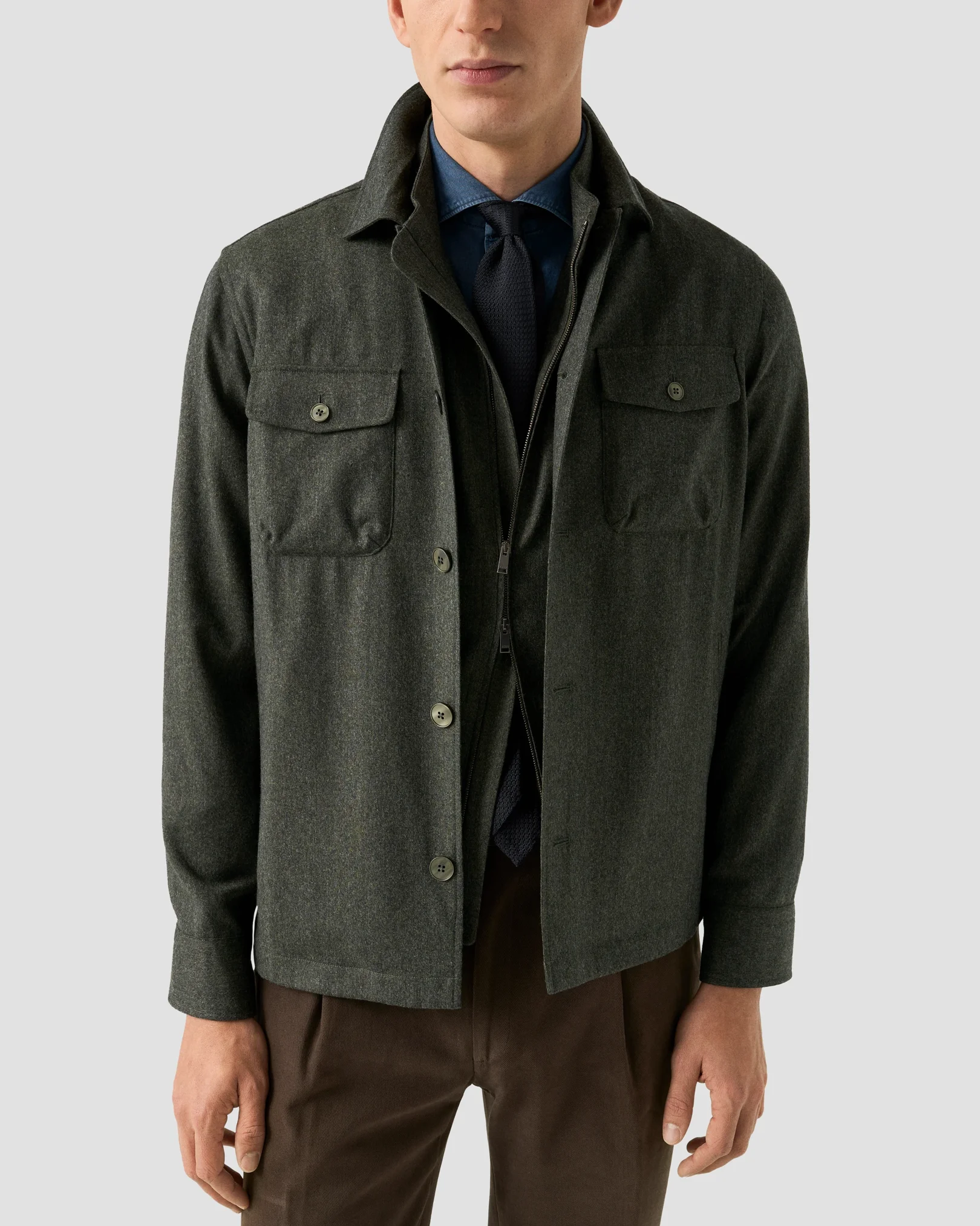 Eton - wool flannel vest