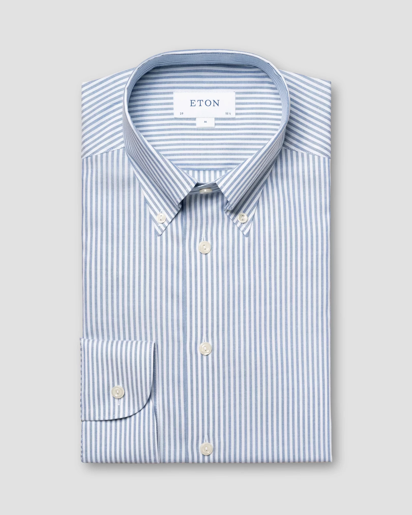 Mid Blue Bengal Striped Signature Oxford Shirt