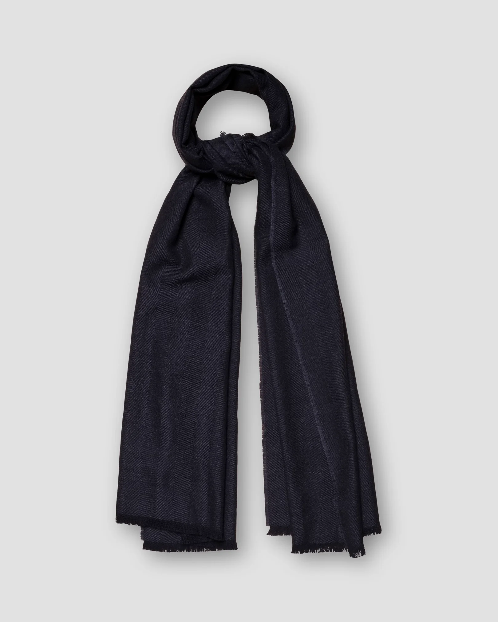 Eton - navy blue merino scarf