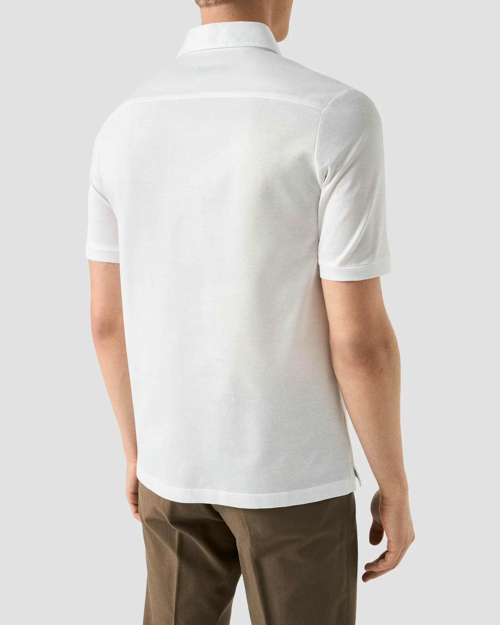Eton - jaquard filo di scozia polo shirt