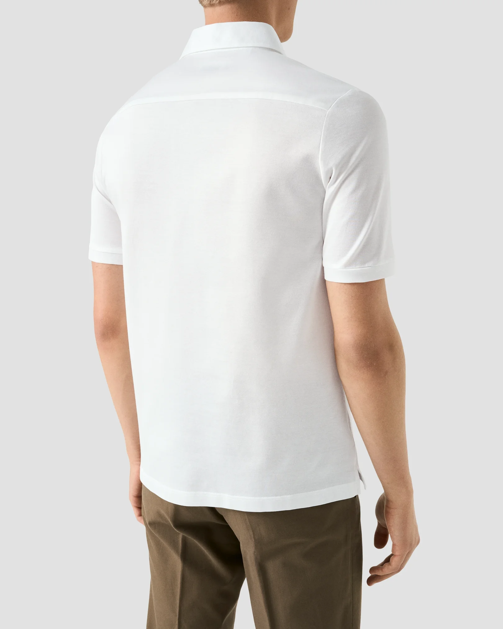 Eton - jaquard filo di scozia polo shirt