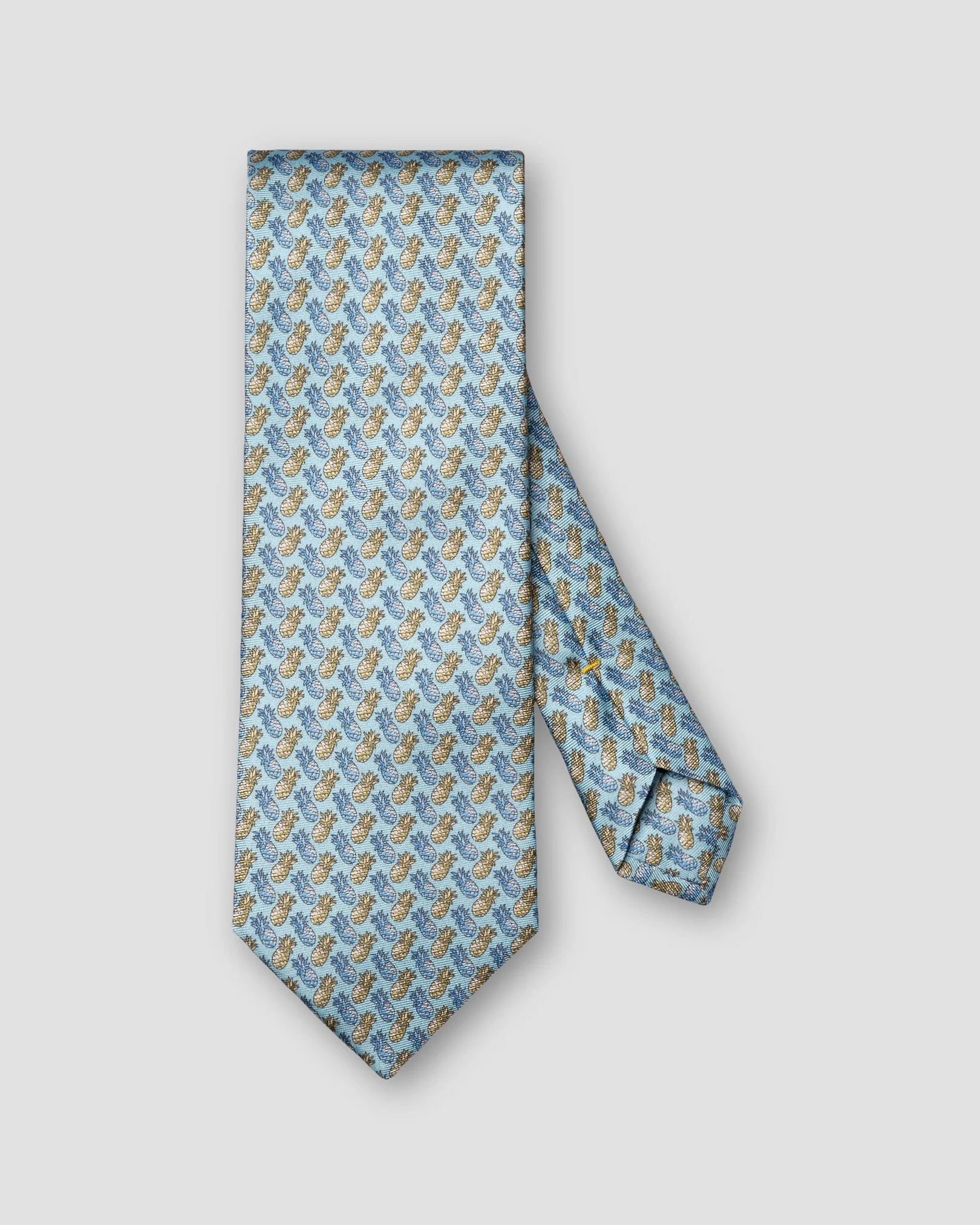 Eton - pineapple print silk tie