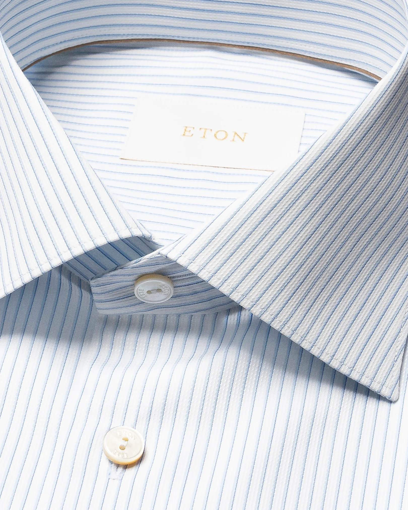 Eton - light blue striped 120