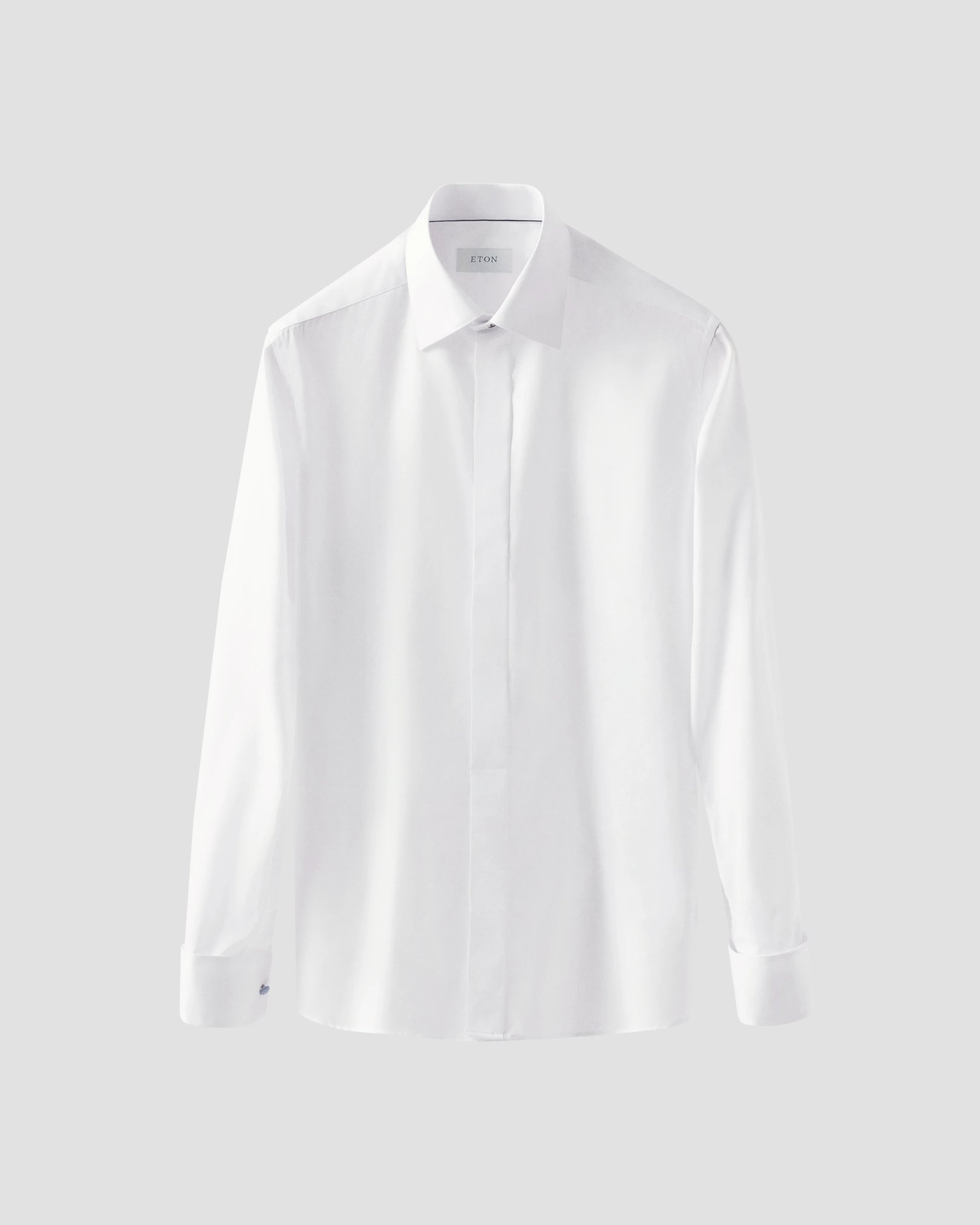 Eton - white twill evening shirt
