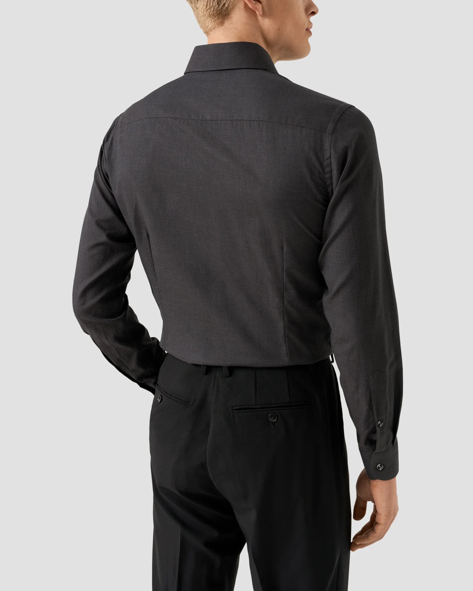 Eton - micro check signature flannel 256