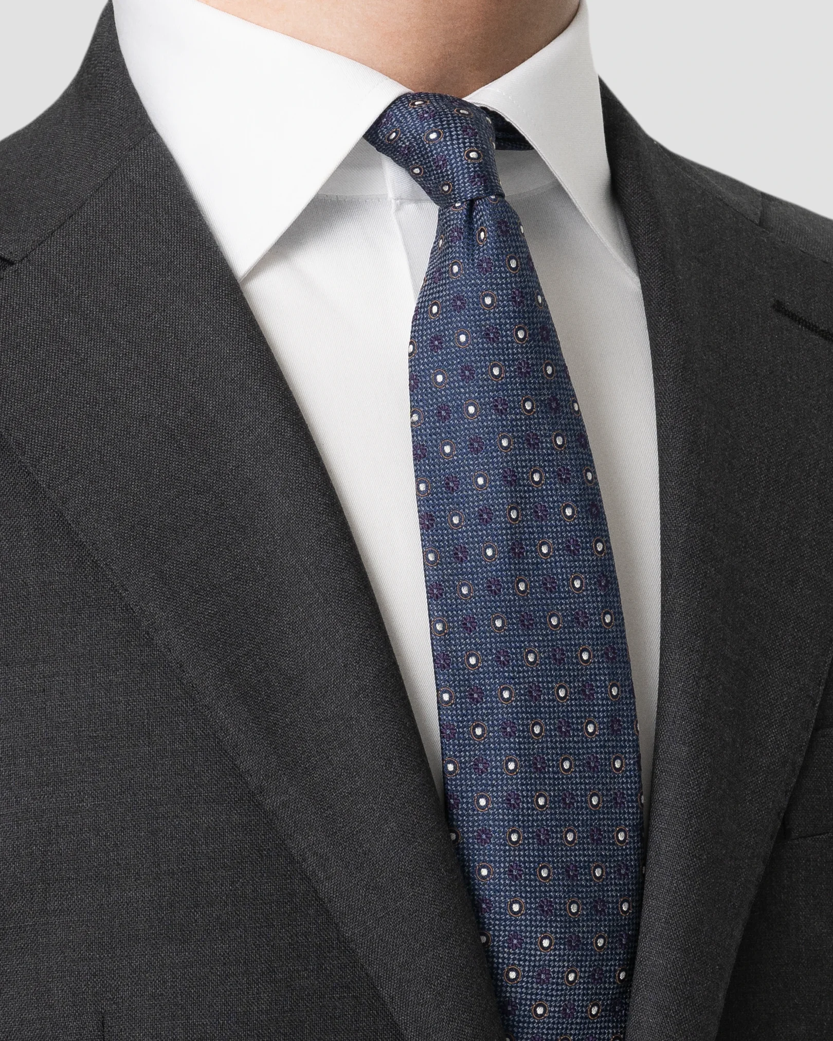 Eton - mid blue tie 188