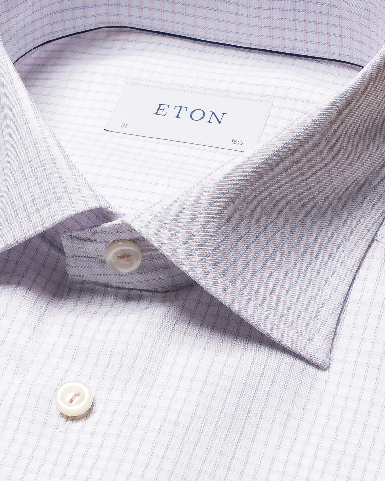 Eton - pink checked twill