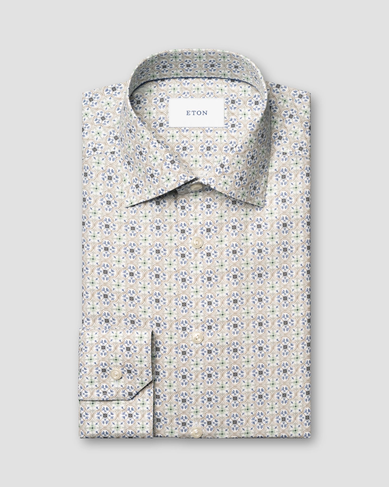 Eton - Motif Cotton & TENCEL™ Lyocell Shirt