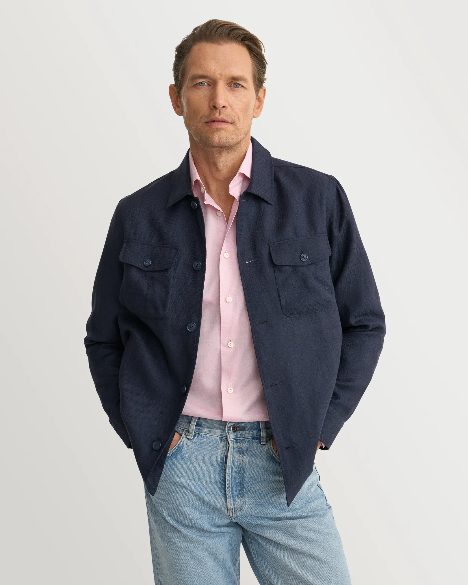 Eton - solid signature oxford shirt 261