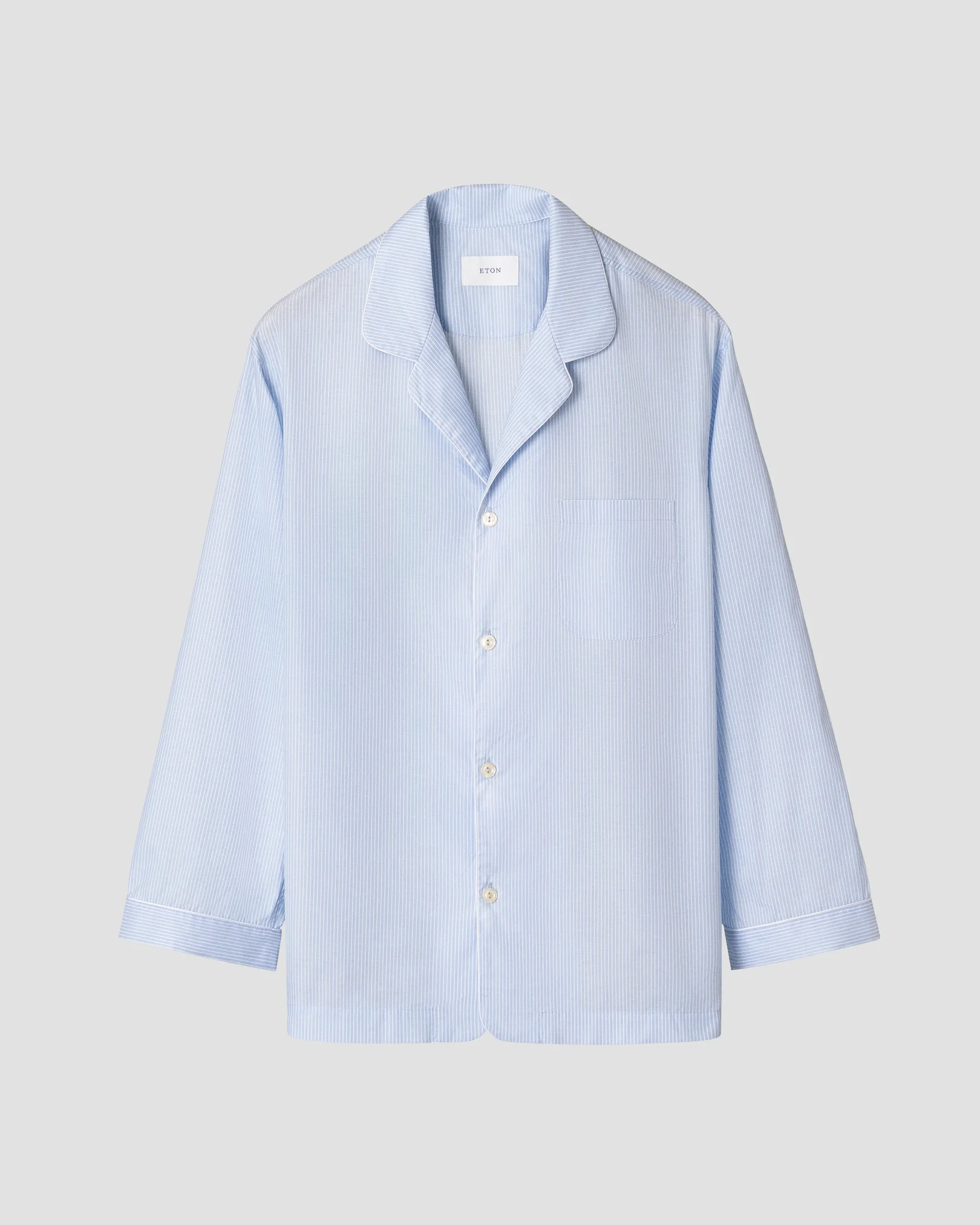 Eton - cotton stripe woven pajama set
