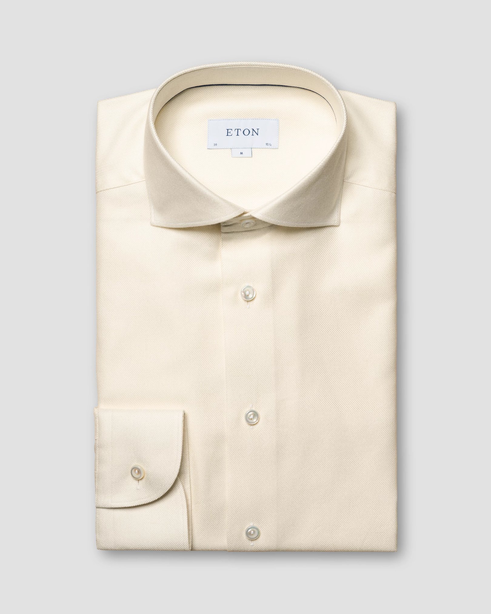 Eton - white cotton silk cashmere