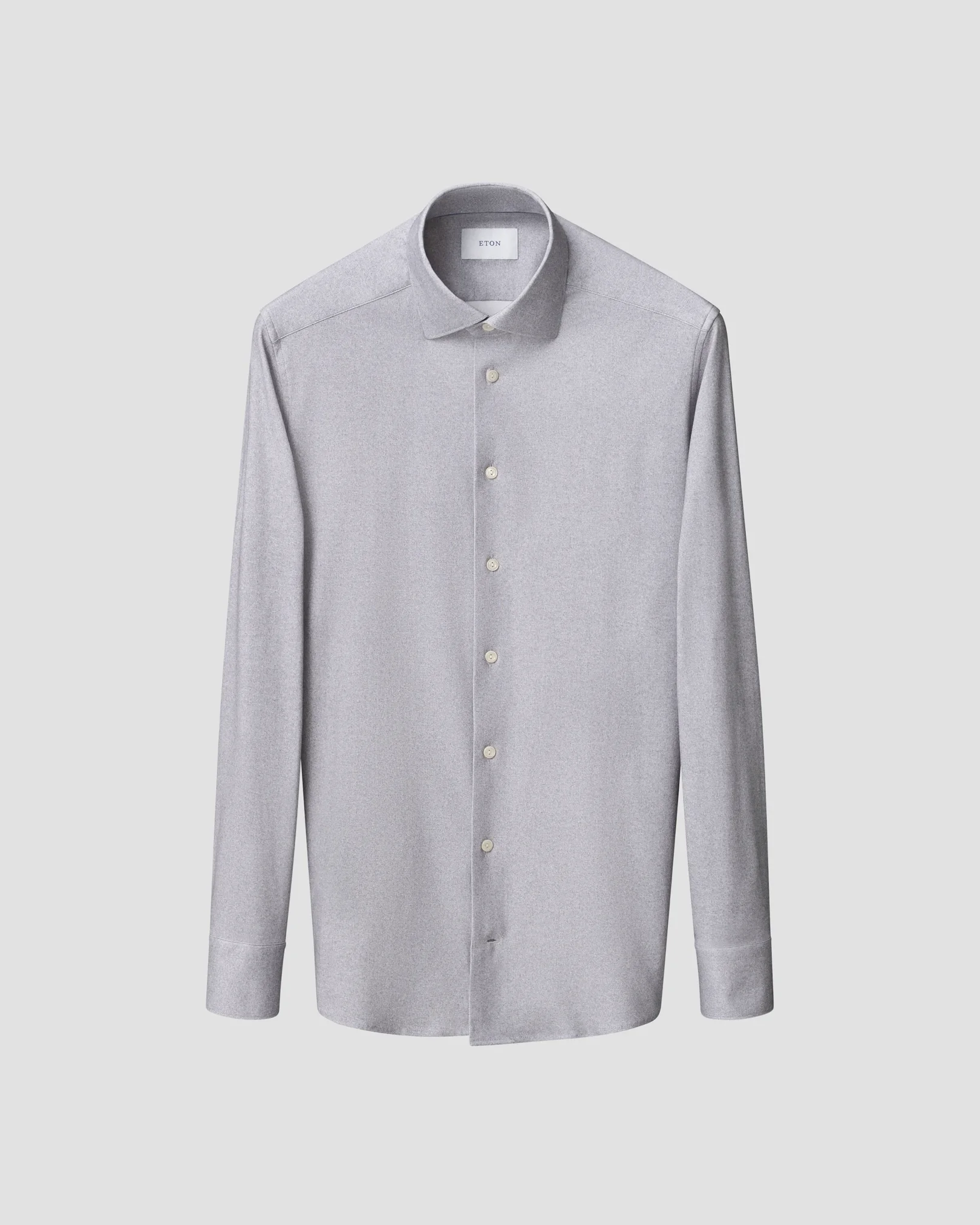 Eton - Solid Cotton Four-Way Stretch Shirt