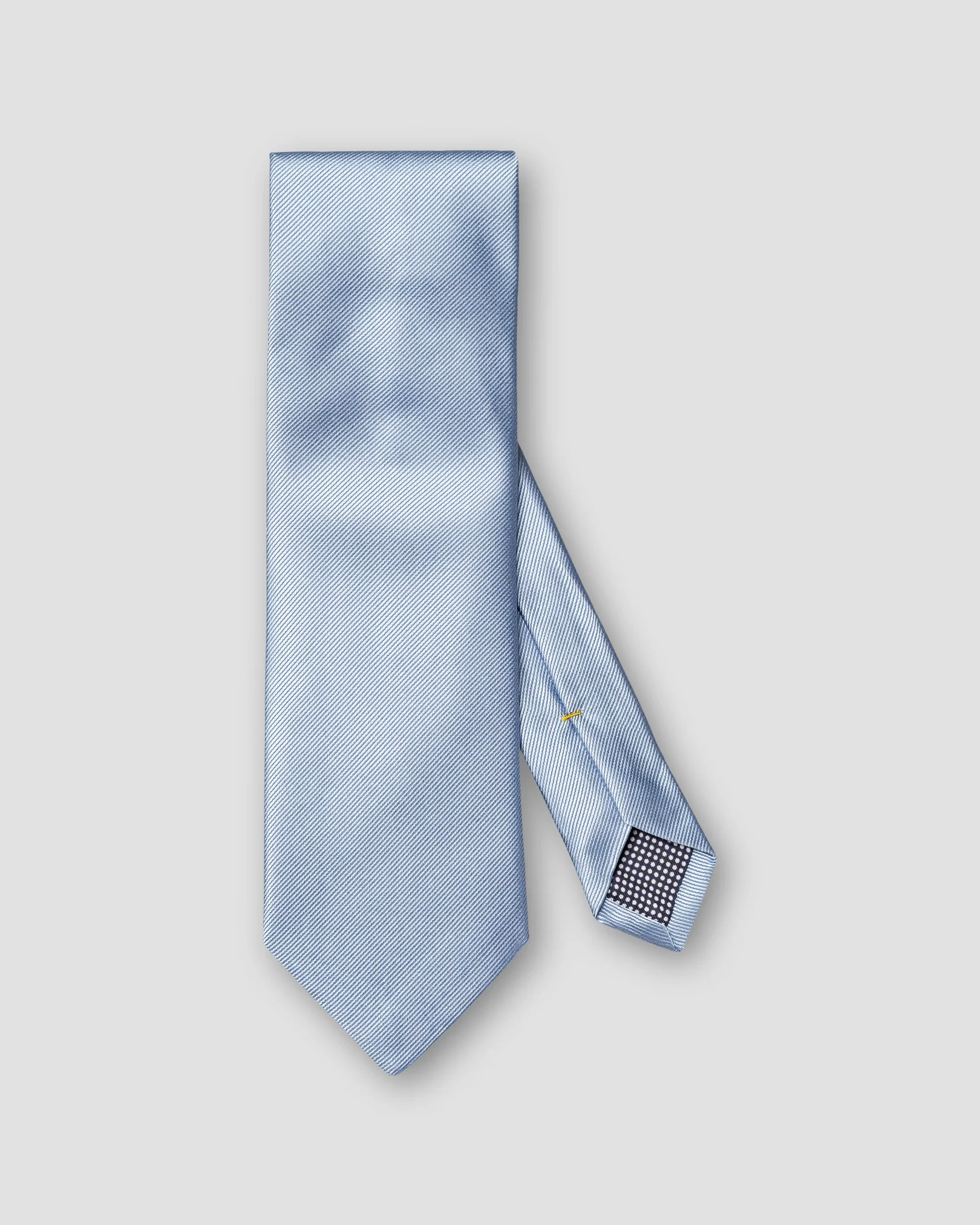 Eton - light blue solid silk twill tie