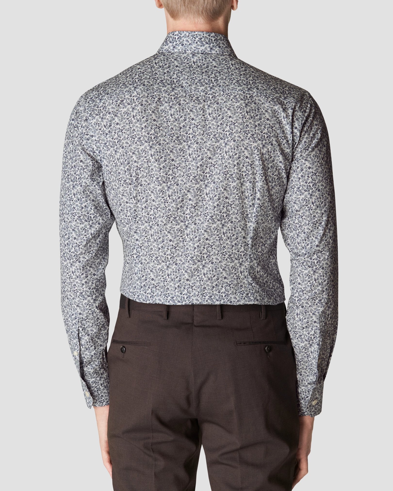 Eton - mid grey poplin