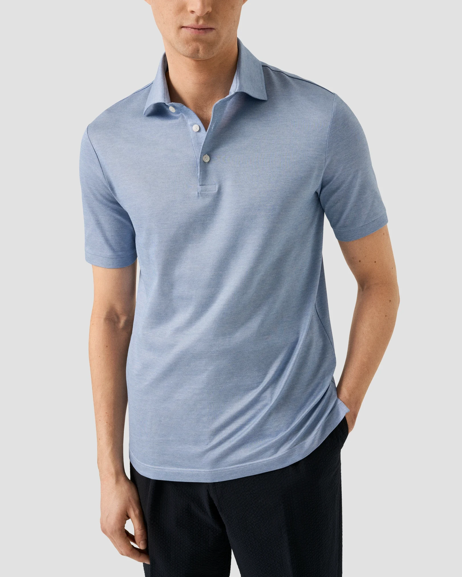 Eton - Jacquard Polo Shirt