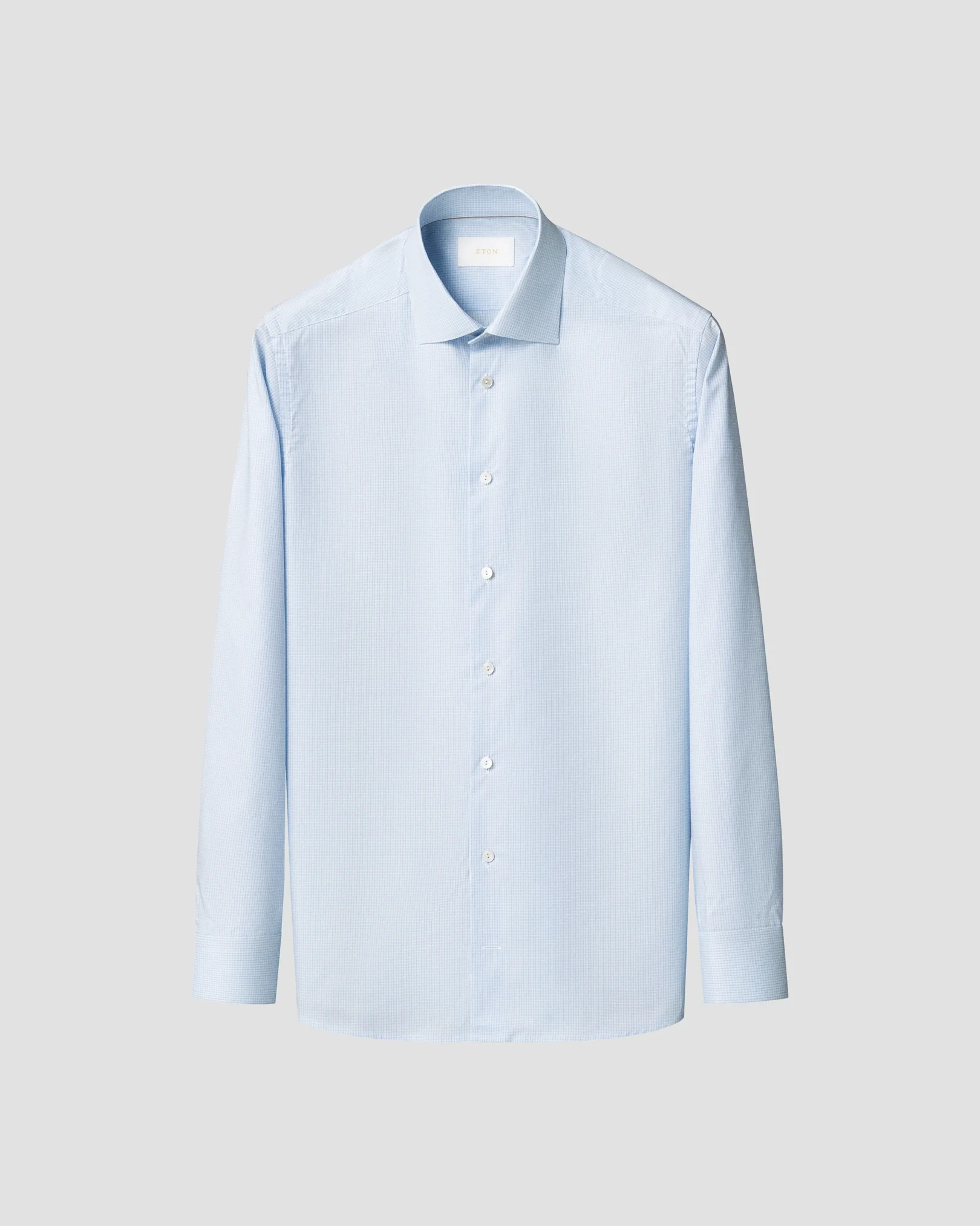 Eton - micro check supima 120 shirt