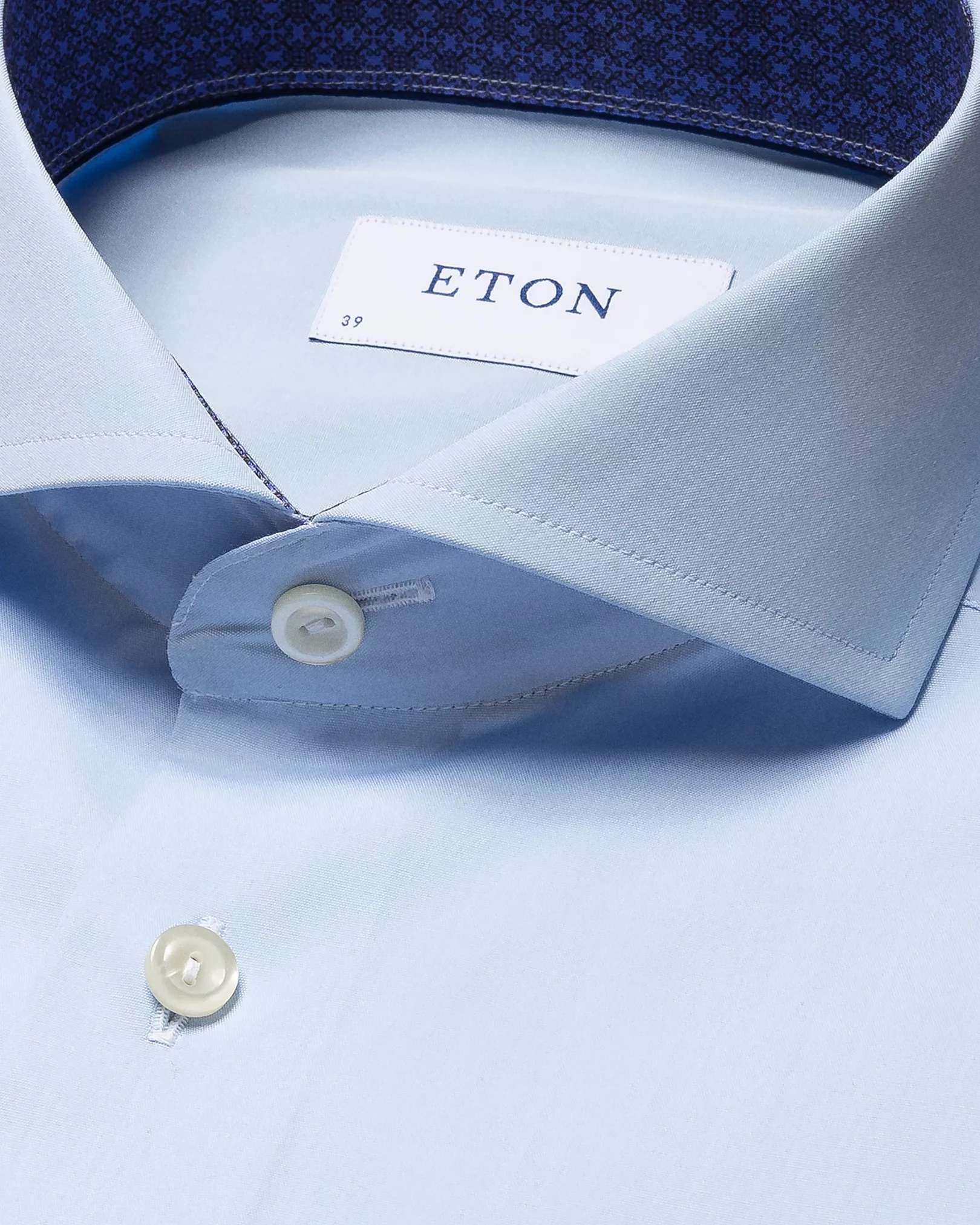 Eton - light blue poplin single