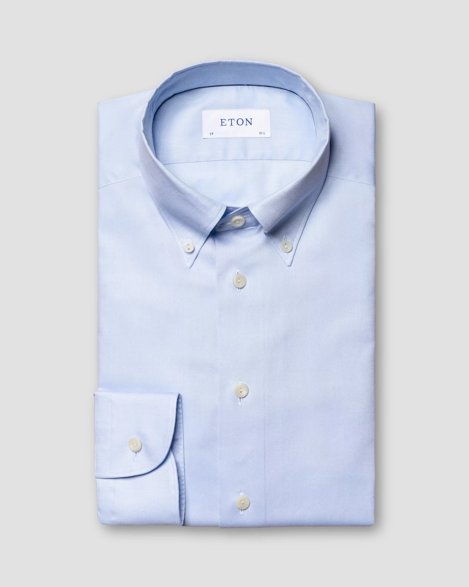 Eton - blue pin dot shirt