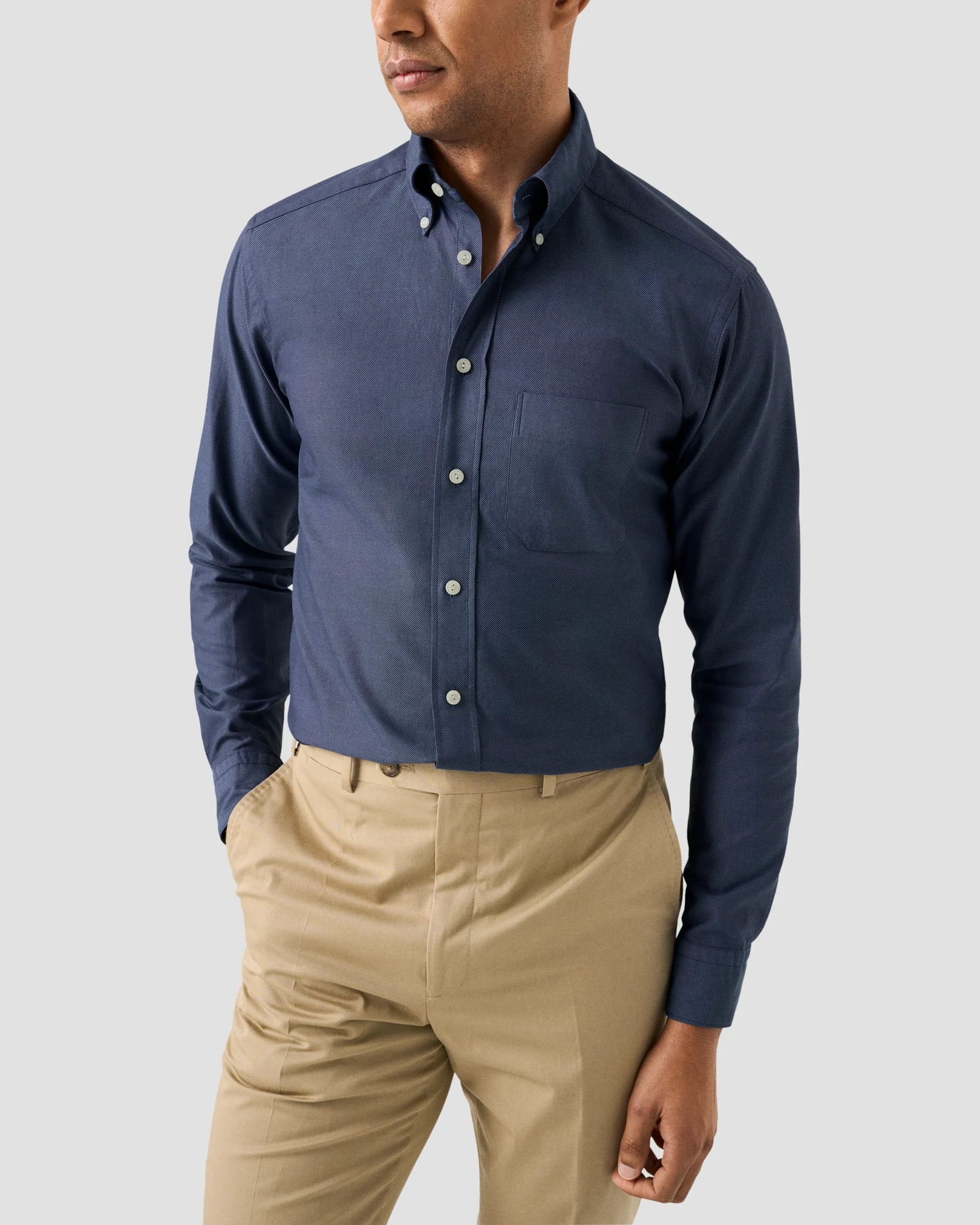 Eton - Royal Oxford Shirt